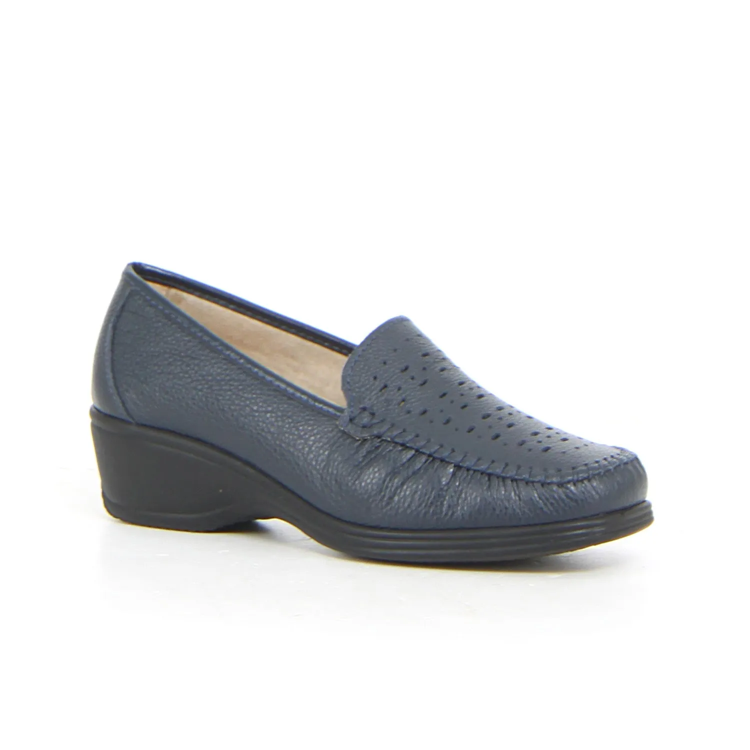 Mocassino con zeppa