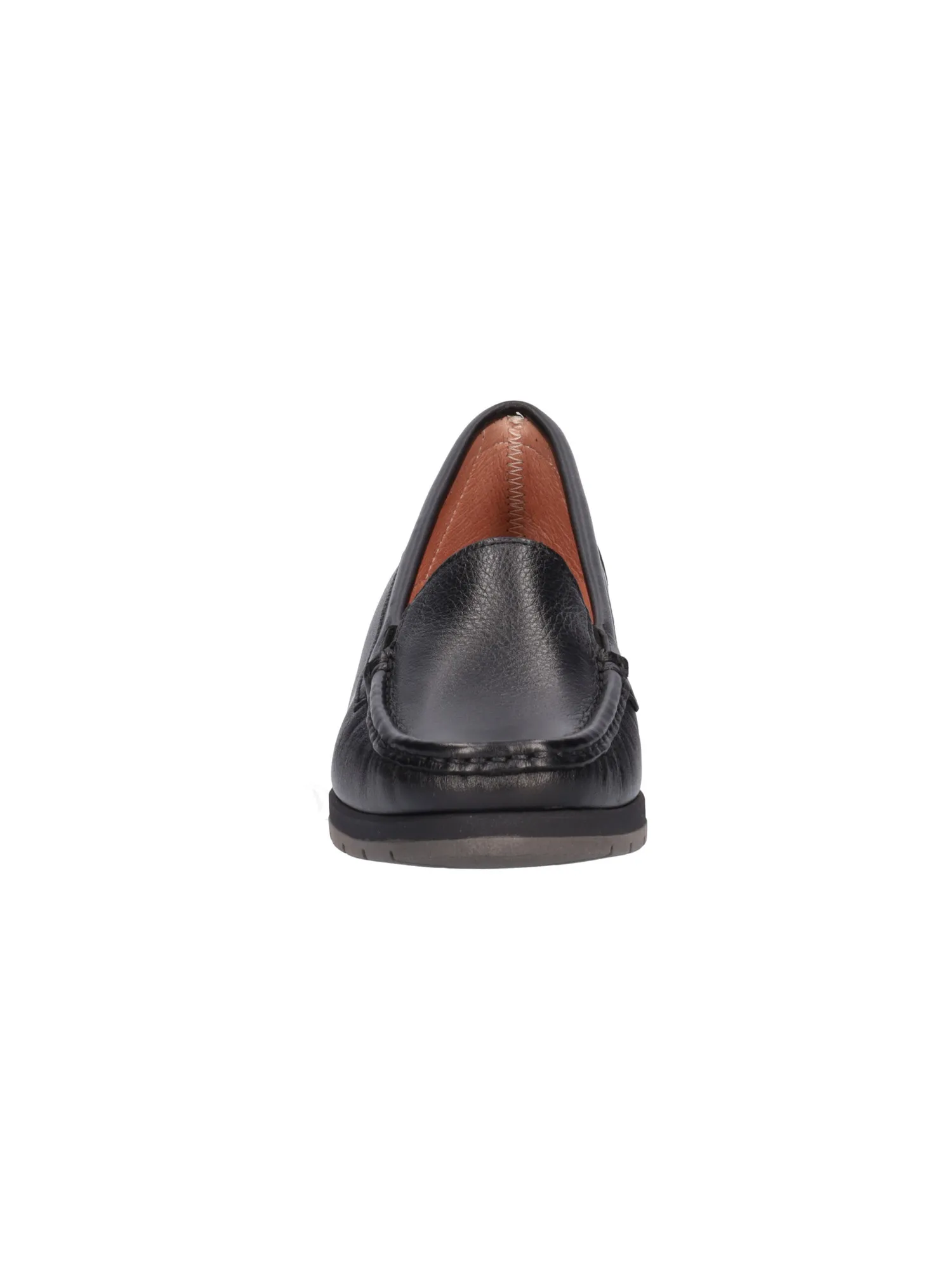 Mocassino zeppa bassa Valleverde da donna nero