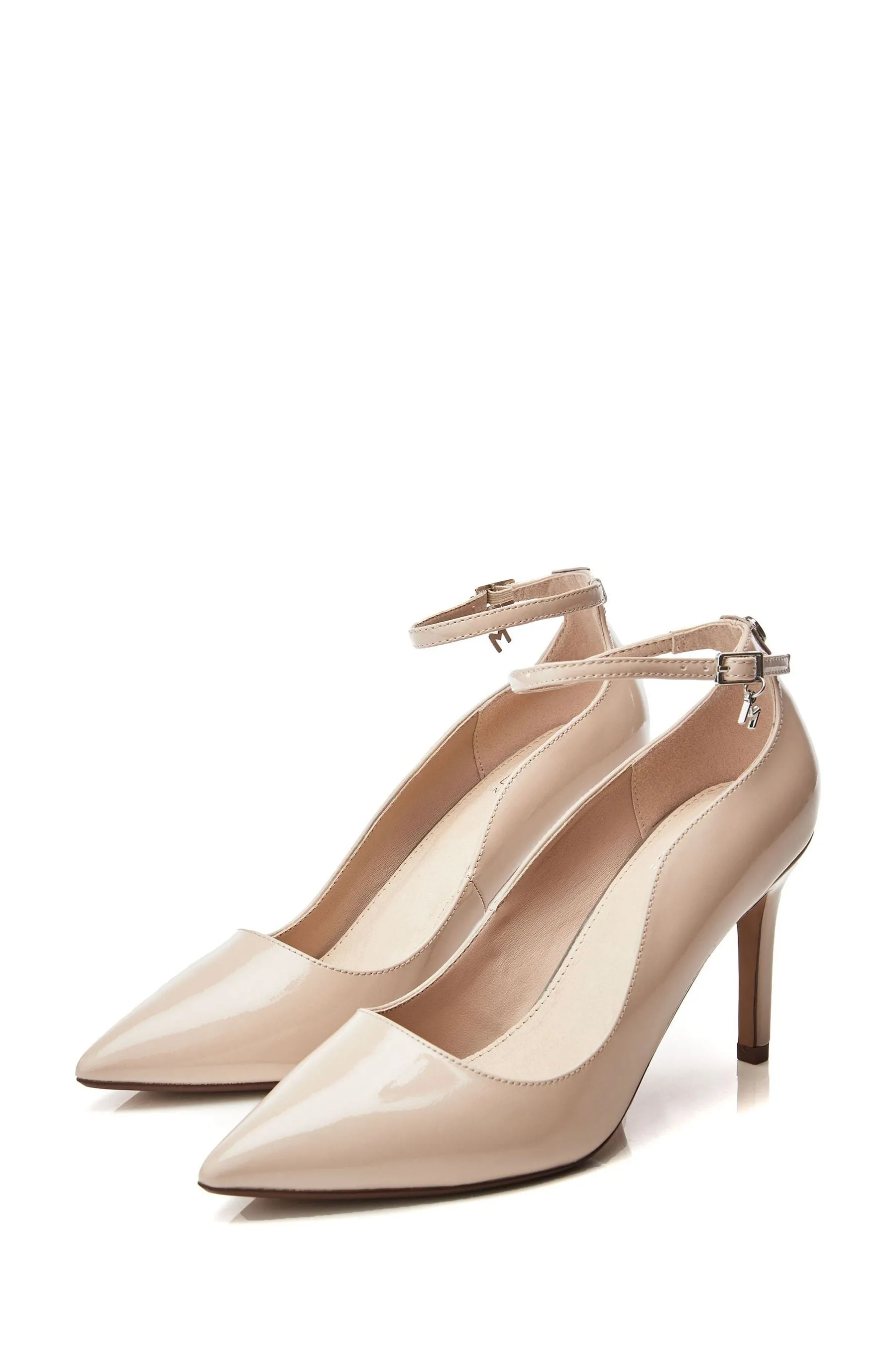 Moda in Pelle Naturale - Cristel - Décolleté con taglio a vortice e Scarpe con cinturino alla caviglia