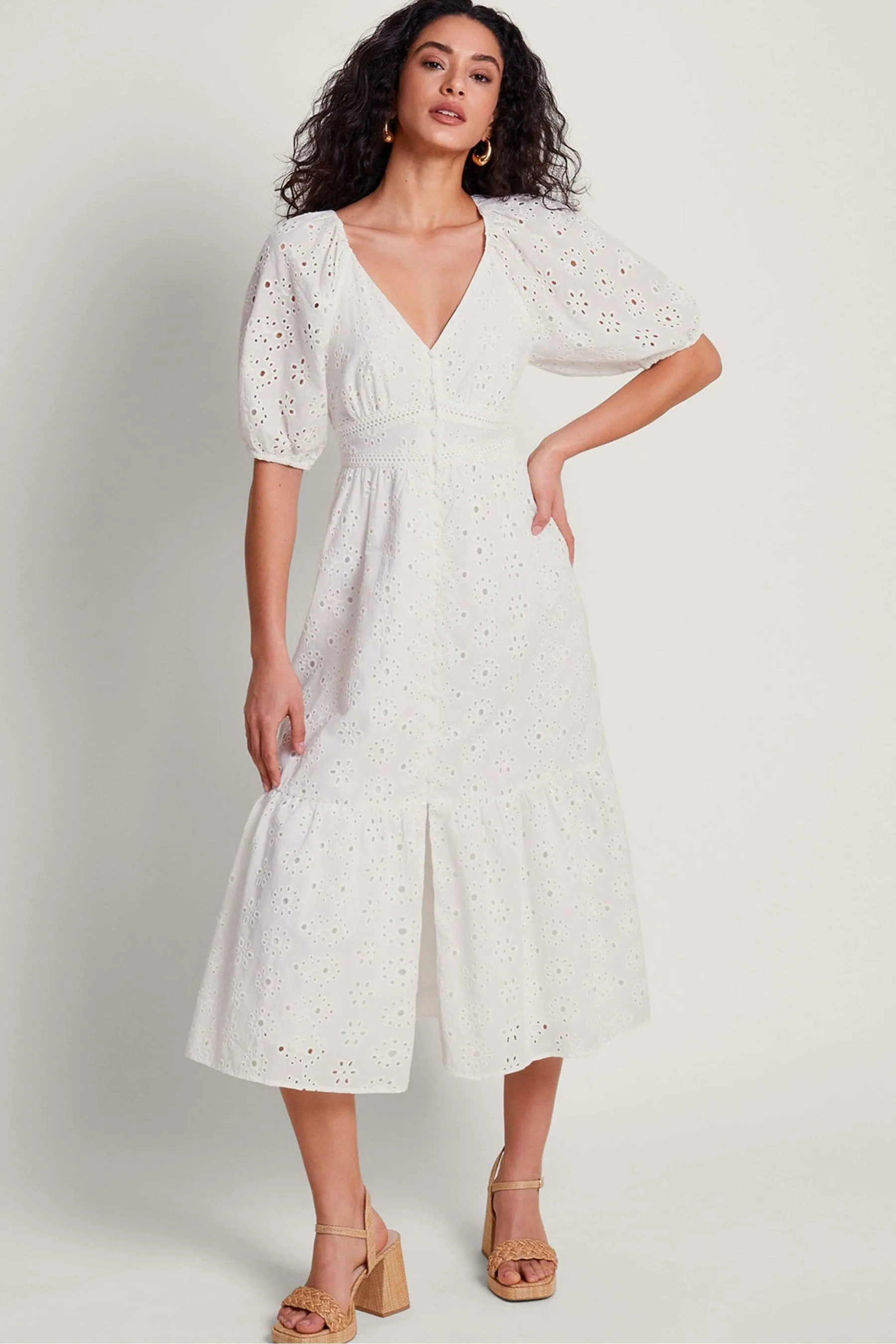 Monsoon - Bettie - Abito in pizzo sangallo
