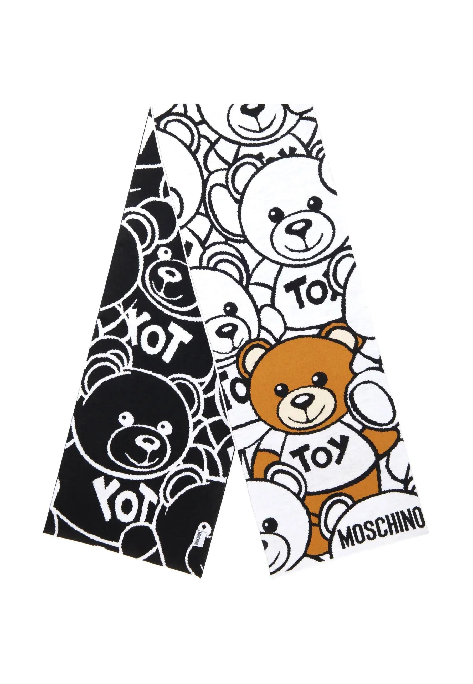 MOSCHINO Sciarpa Teddy Donna White M30778-M2950