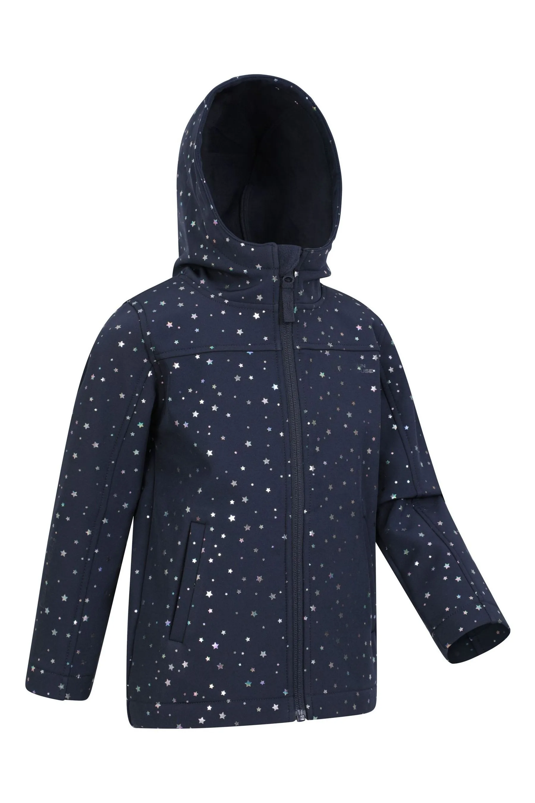 Mountain Warehouse Exodus II Giacca Softshell Resistente all'Acqua Stampata Per Bambini    