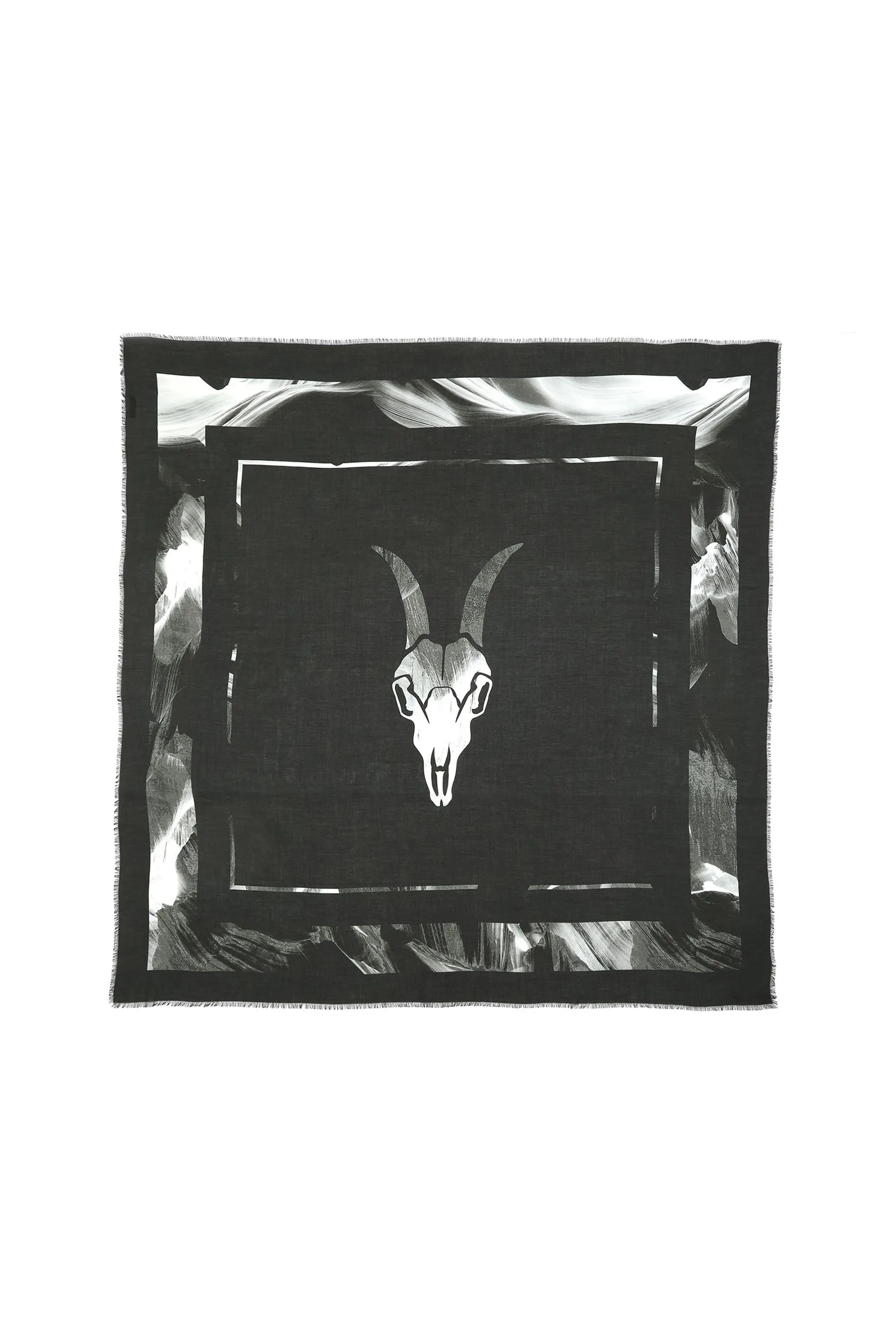 Nero  - AllSaints - Ramskull - Sciarpa grande quadrato