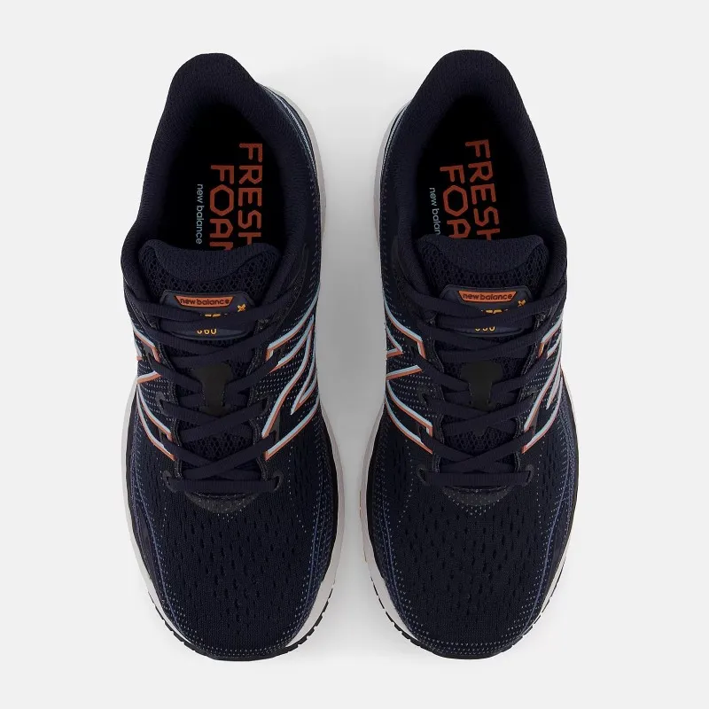 NEW BALANCE Fresh Foam X 860v12  Eclipse con Spring Tide e Vibrant Orange