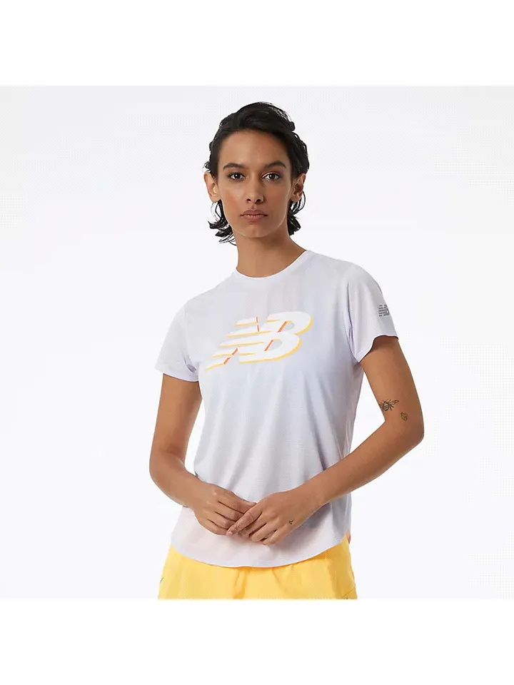 New Balance Graphic Accelerate SS T-Shirt (Libra Avion)