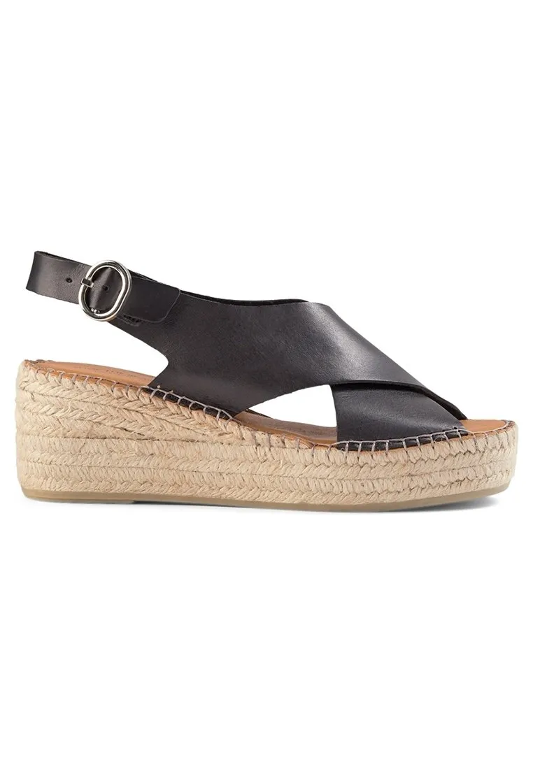 ORCHID CROSS - Sandali con zeppa