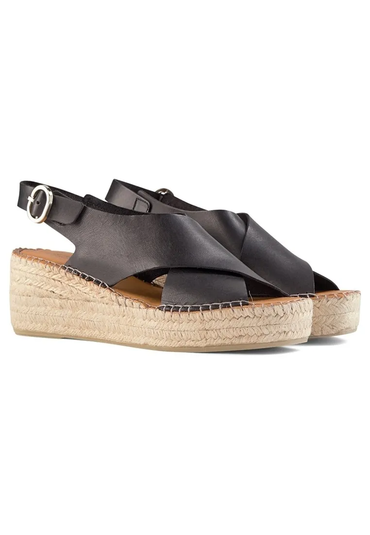 ORCHID CROSS - Sandali con zeppa