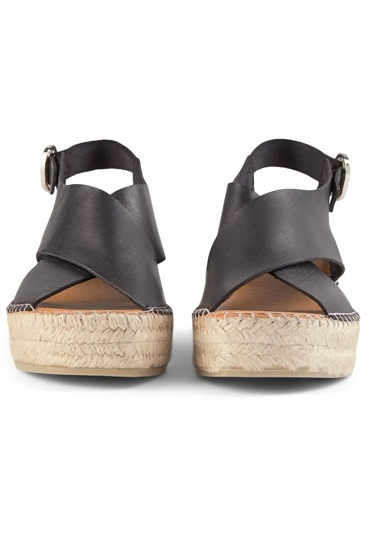 ORCHID CROSS - Sandali con zeppa