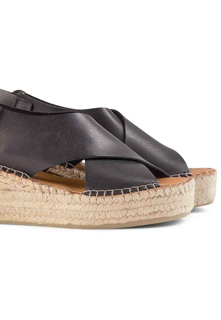 ORCHID CROSS - Sandali con zeppa