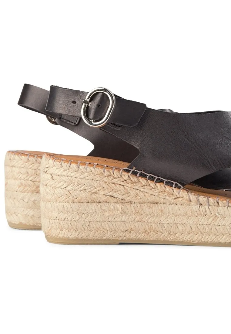ORCHID CROSS - Sandali con zeppa