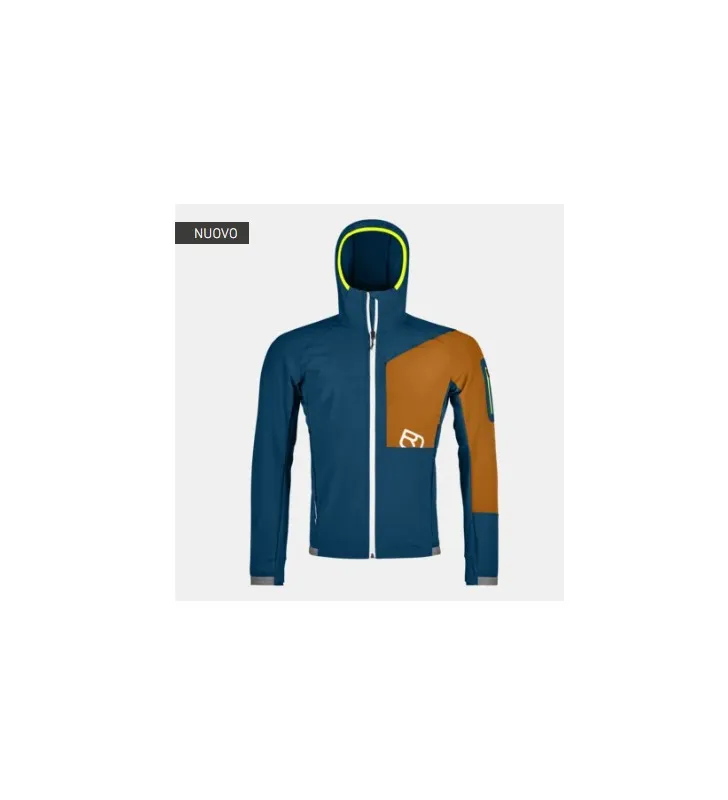 ORTOVOX BERRINO HOODED GIACCA SOFTSHELL UOMO