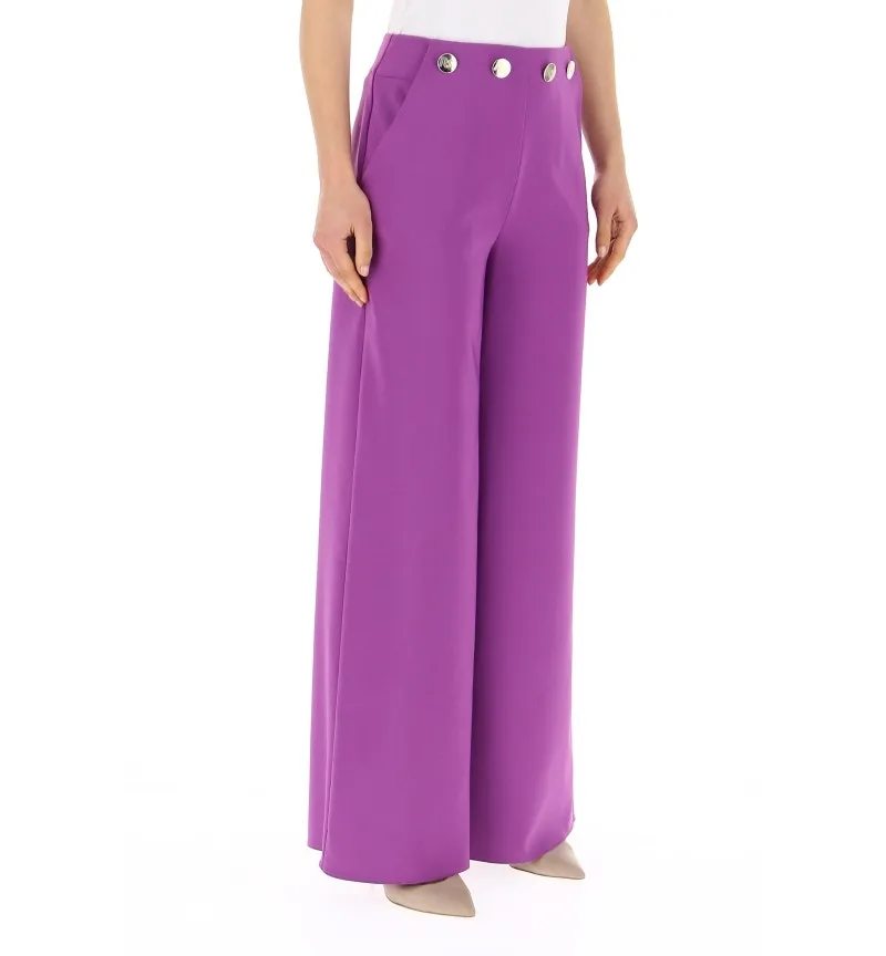 Pantalone gamba ampia