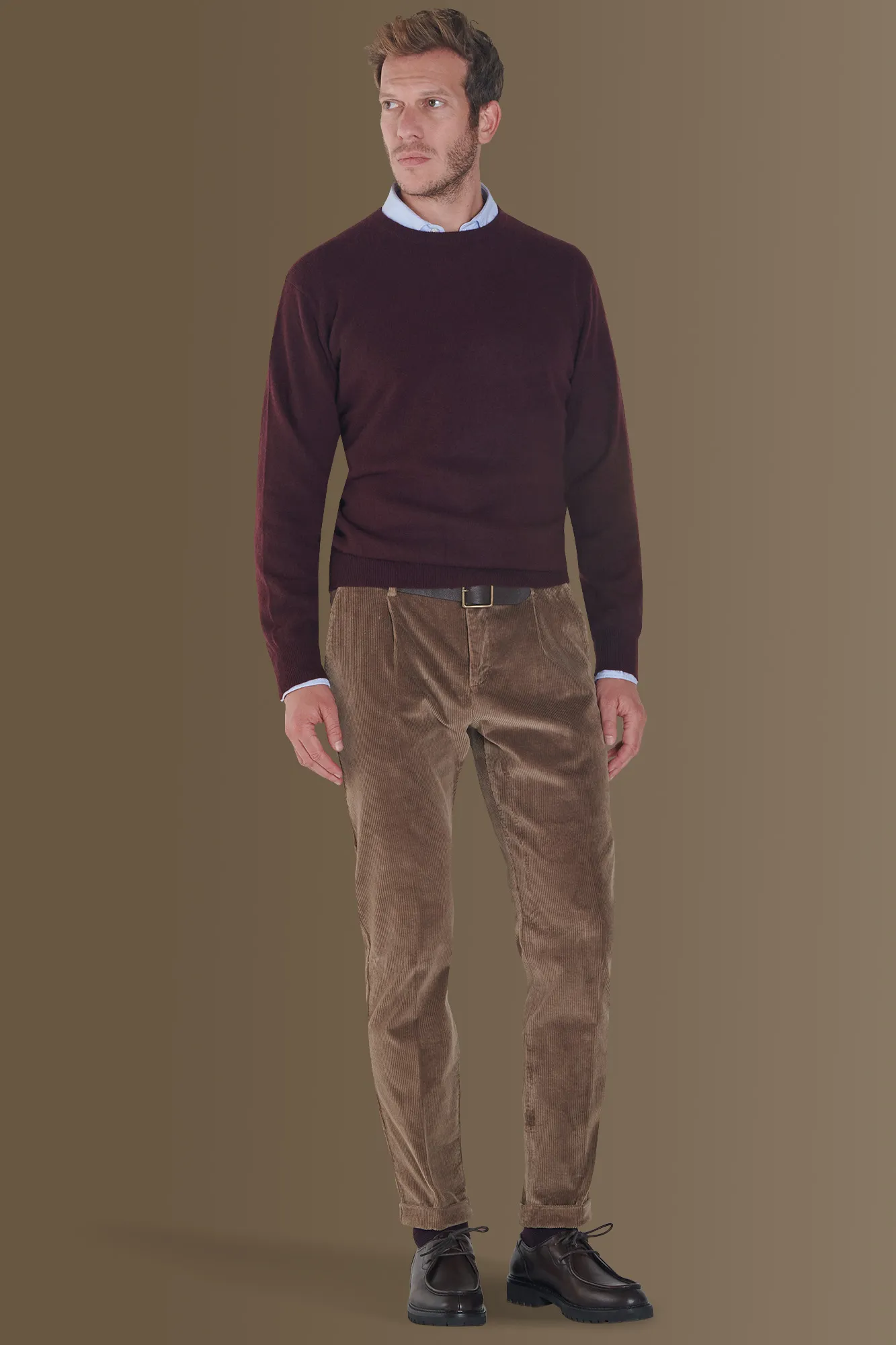 Pantalone uomo chino velluto a coste
