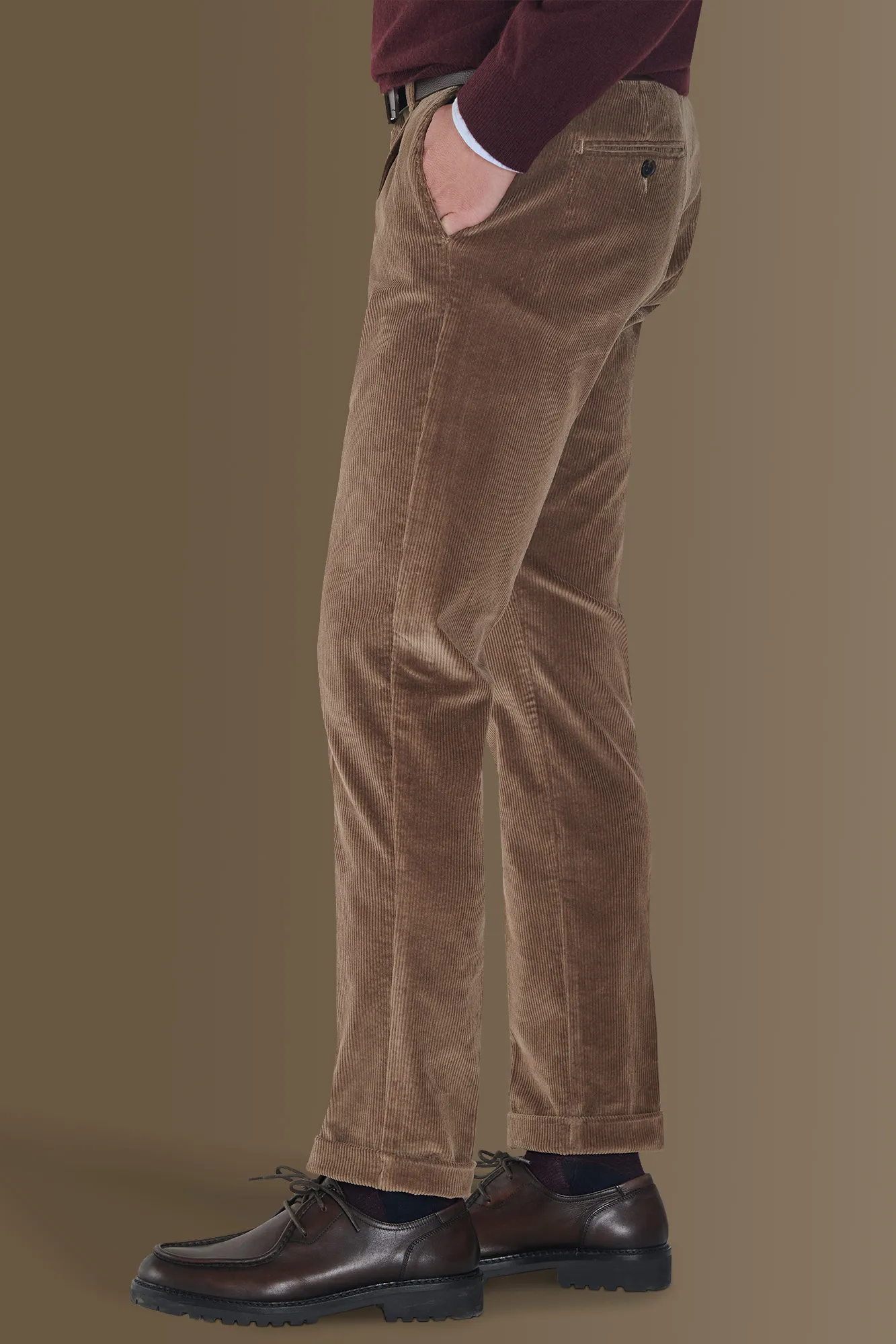 Pantalone uomo chino velluto a coste