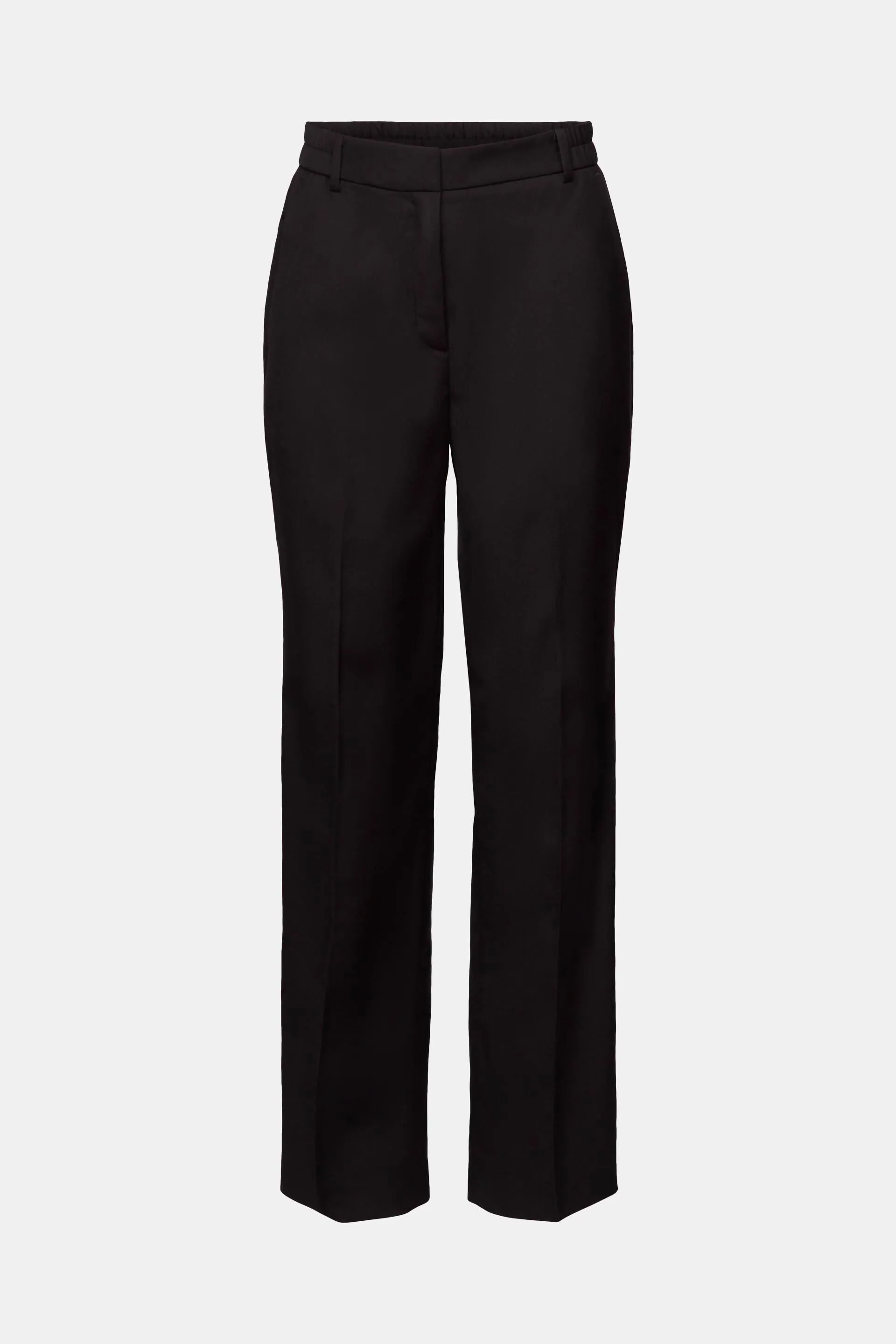Pantaloni a gamba larga e vita alta
