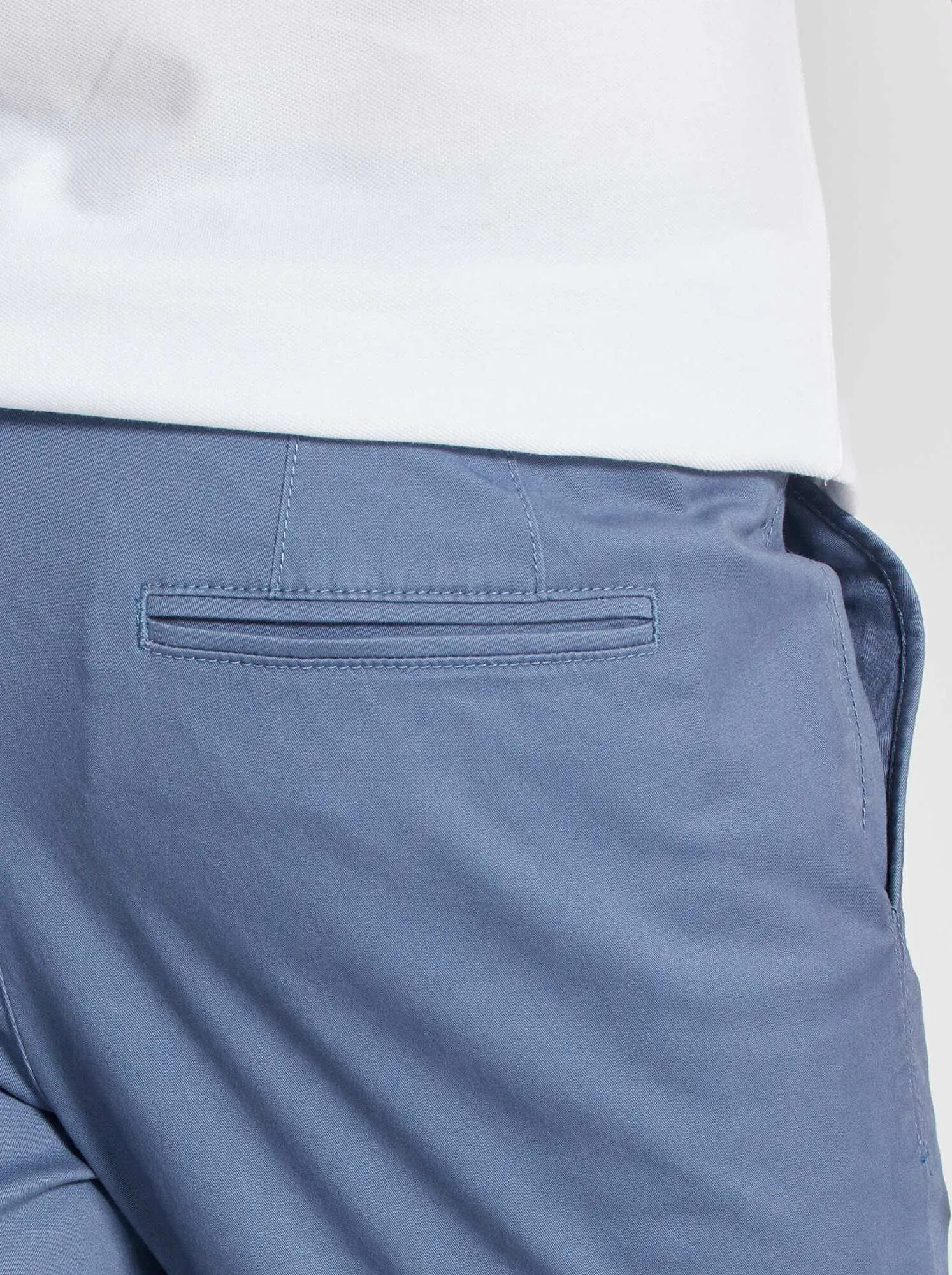 Pantaloni chino skinny stretch - L32 - BLU