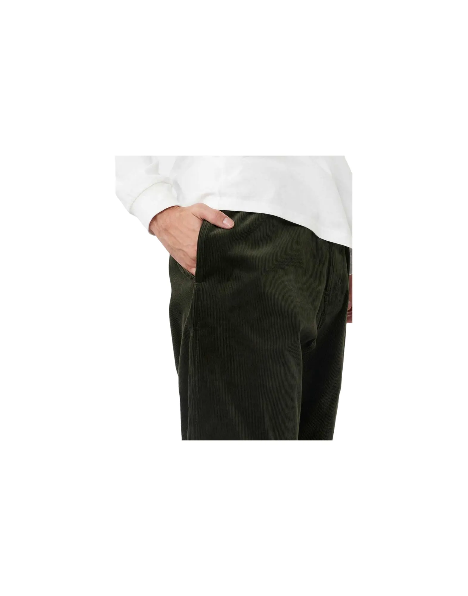 Pantaloni Corduroy Uomo Dark Green