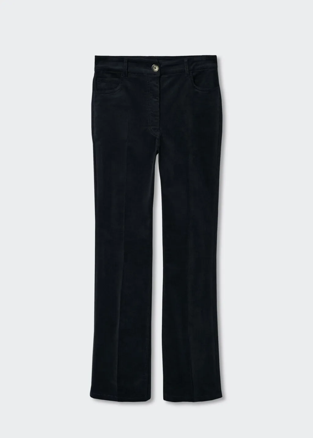 Pantaloni flare micro velluto a coste