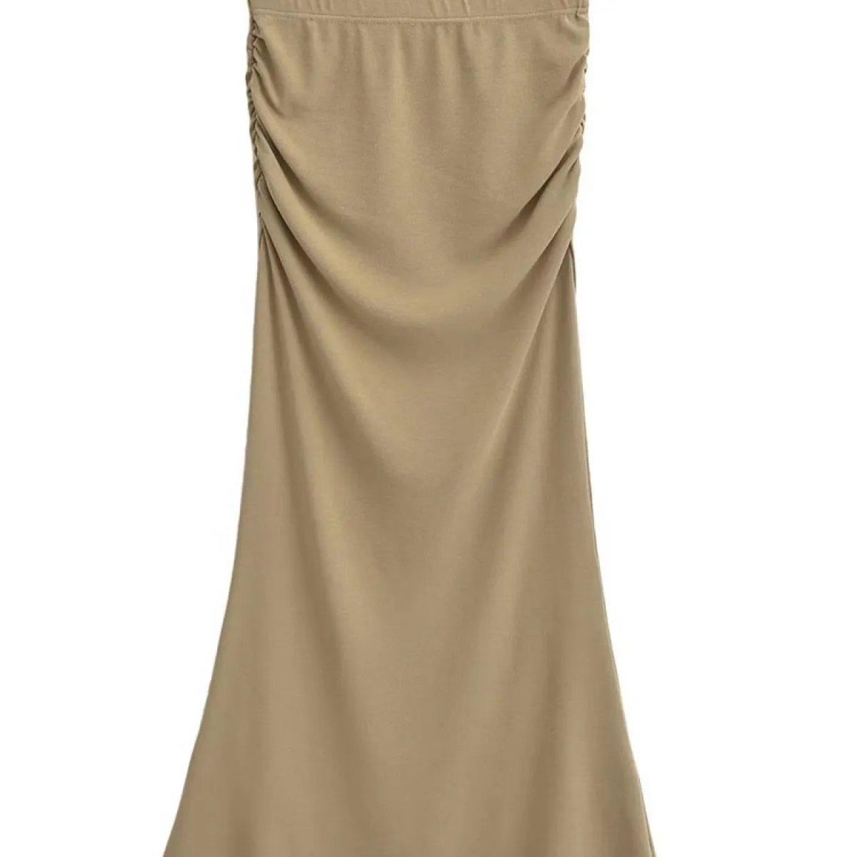 Patchwork per donna Gonna lunga a pieghe Moda slim Solido Elegante Abito da festa da club Casual Vita alta Estate Maxi Sk