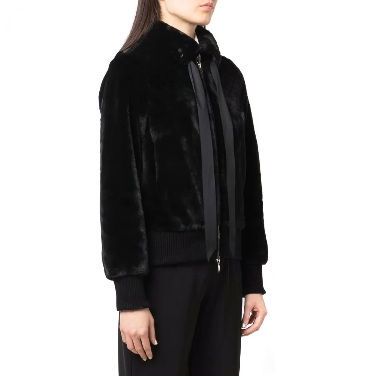 Pelliccia Eco, Nero