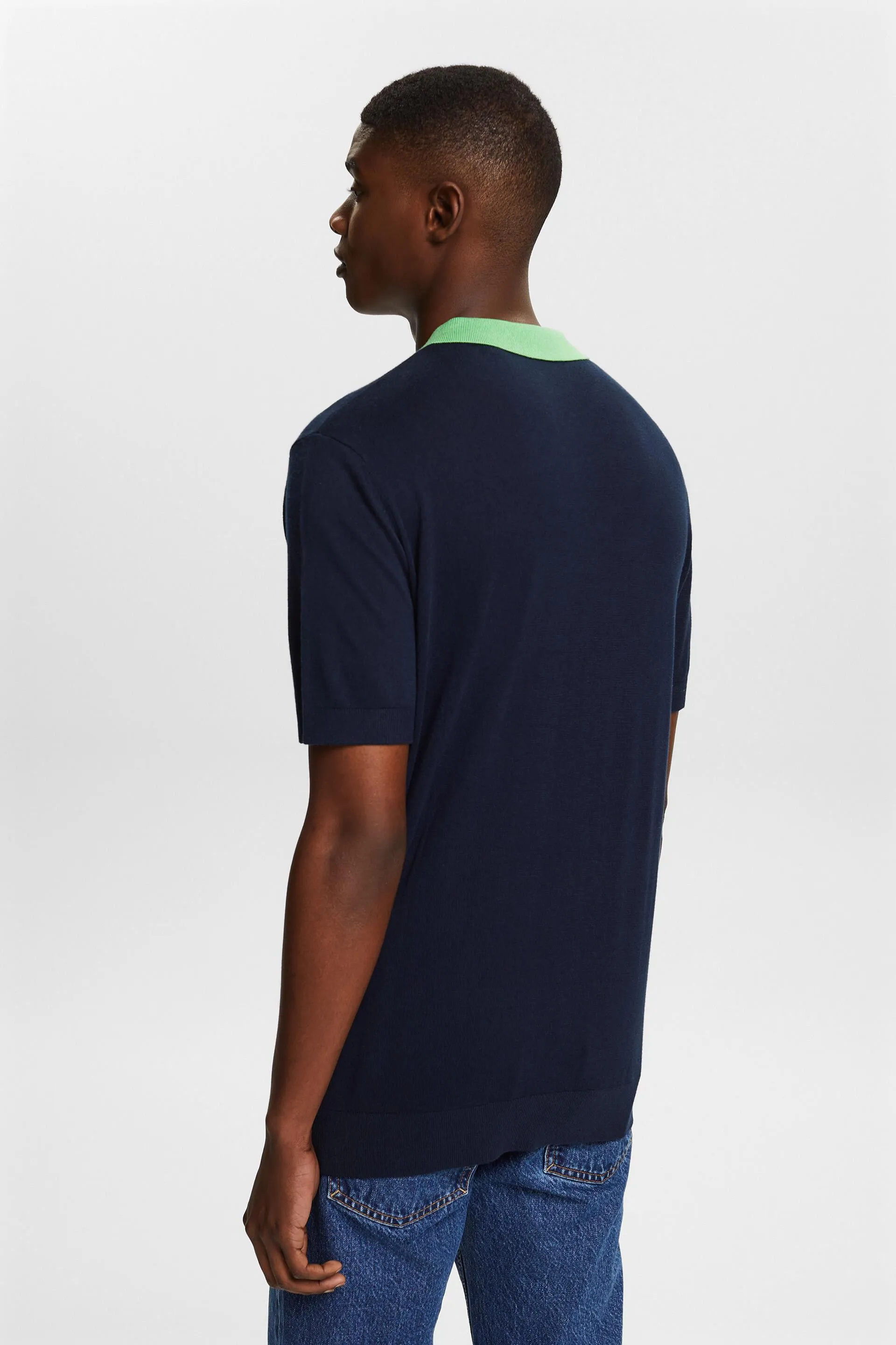 Polo in maglia a maniche corte