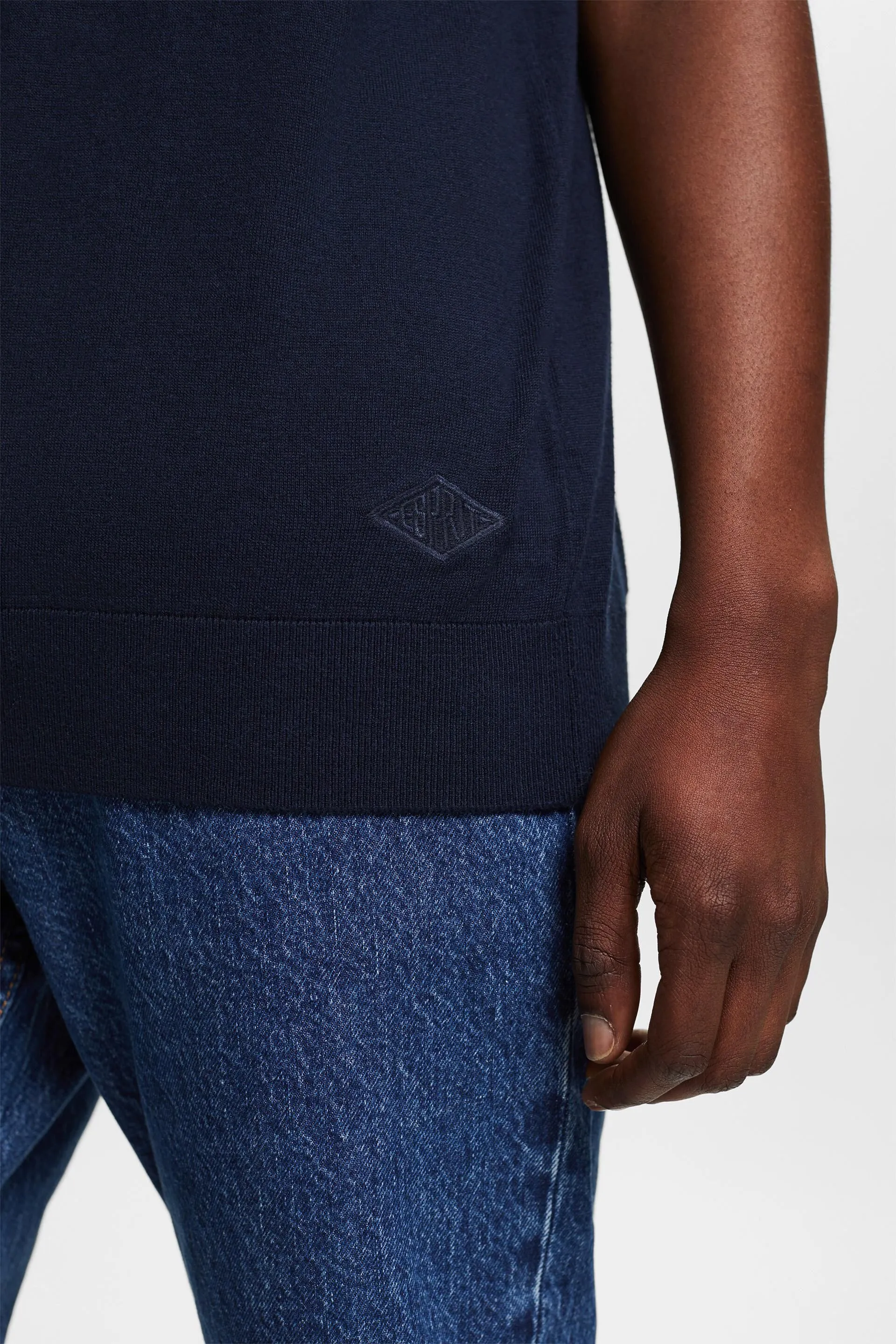 Polo in maglia a maniche corte