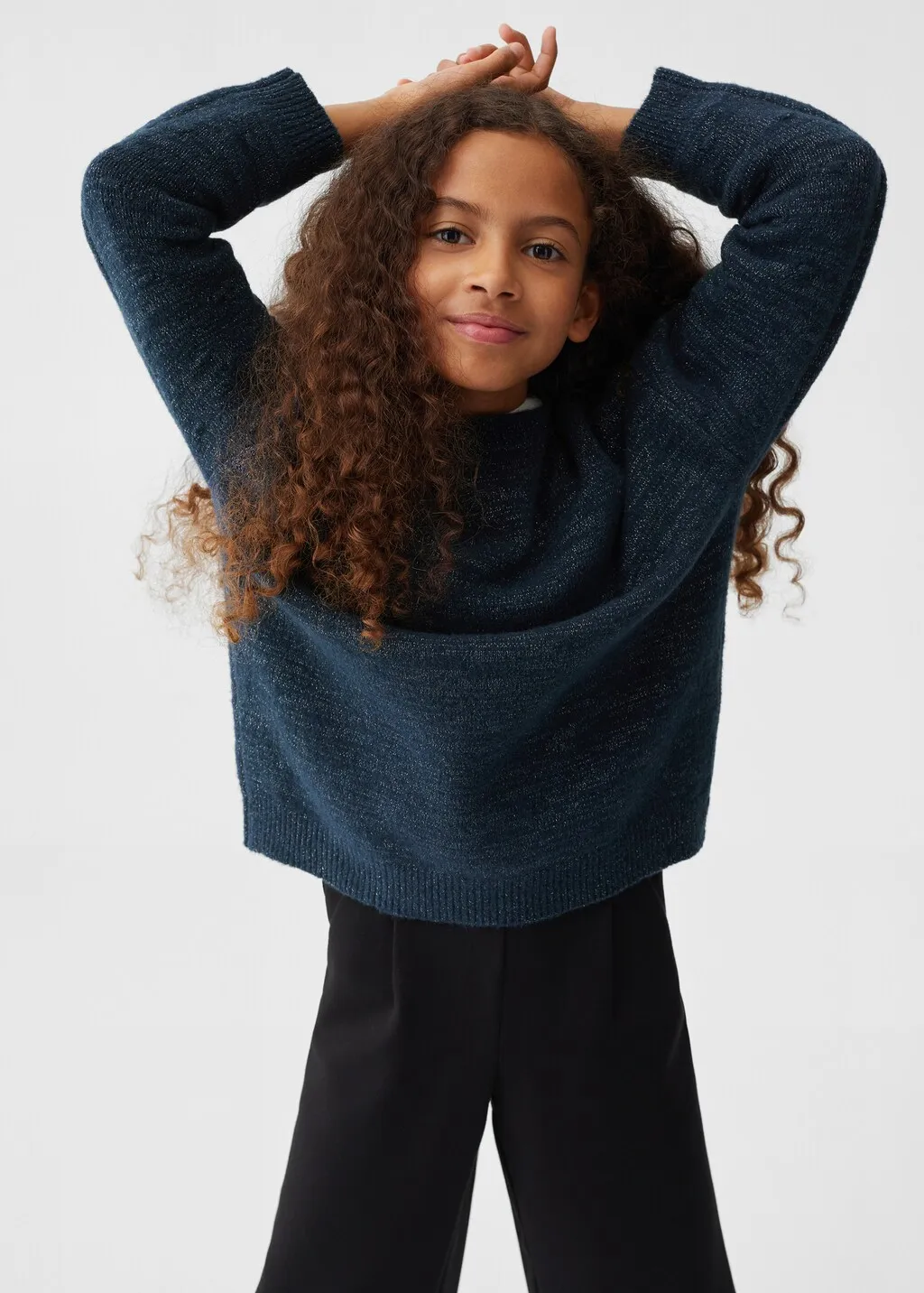 Pullover maglia lurex