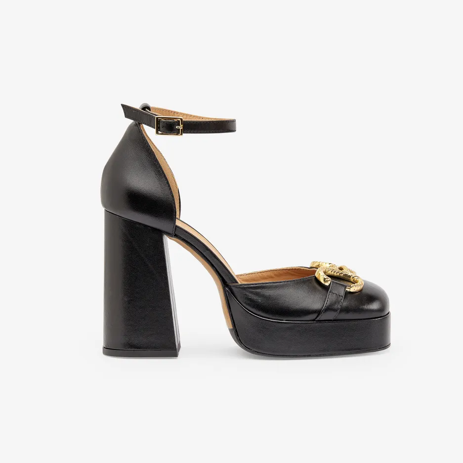 Pumps Nere con Plateau