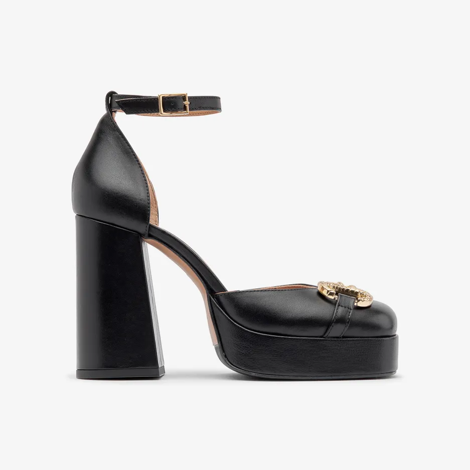 Pumps Nere con Plateau