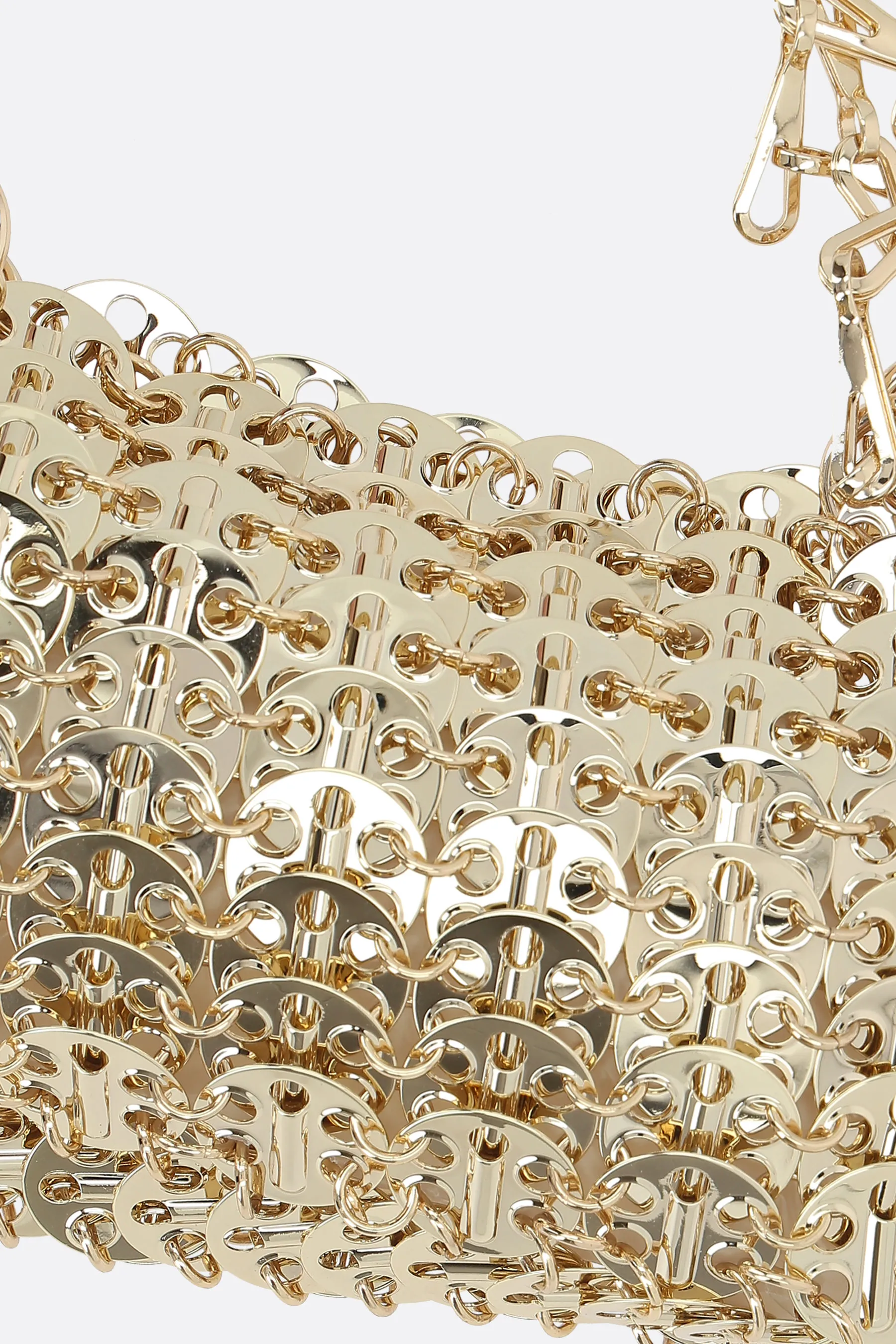  RABANNE borsa a spalla 1969 nano in metallo 