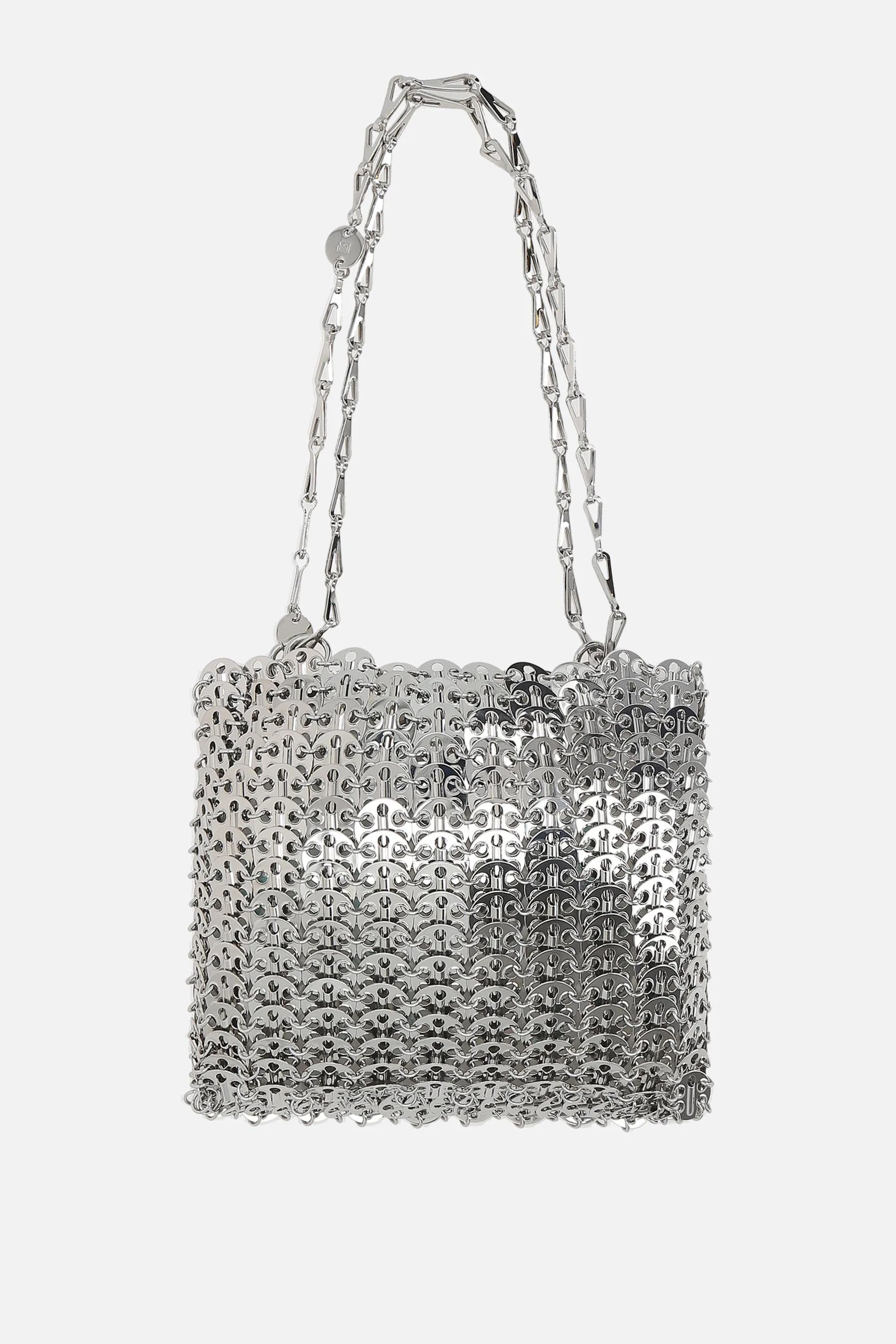  RABANNE borsa a spalla Iconic 1969 in metallo 