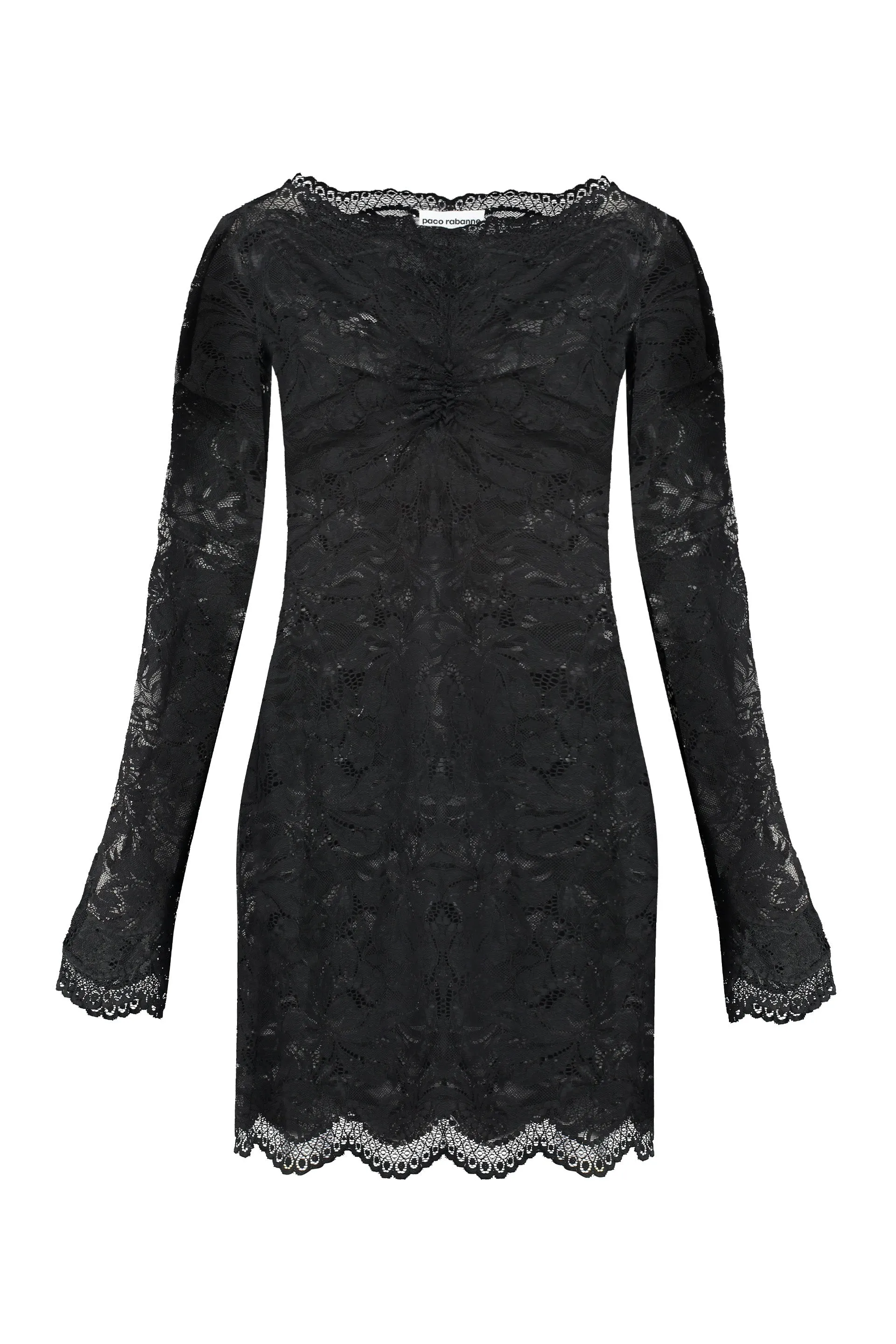 Rabanne Mini abito in pizzo