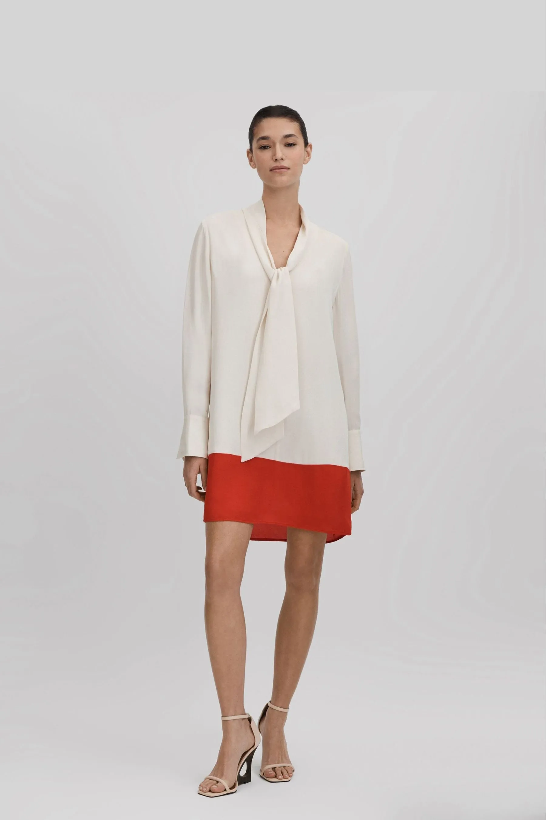 Reiss Cora - Scarpe con zeppa in pelle e cinturini    