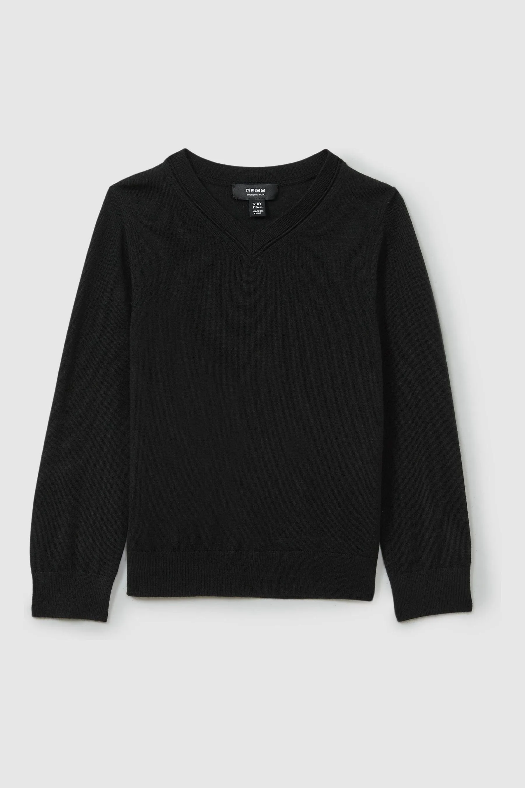 Reiss Earl - Maglia in lana merino con scollo a V    