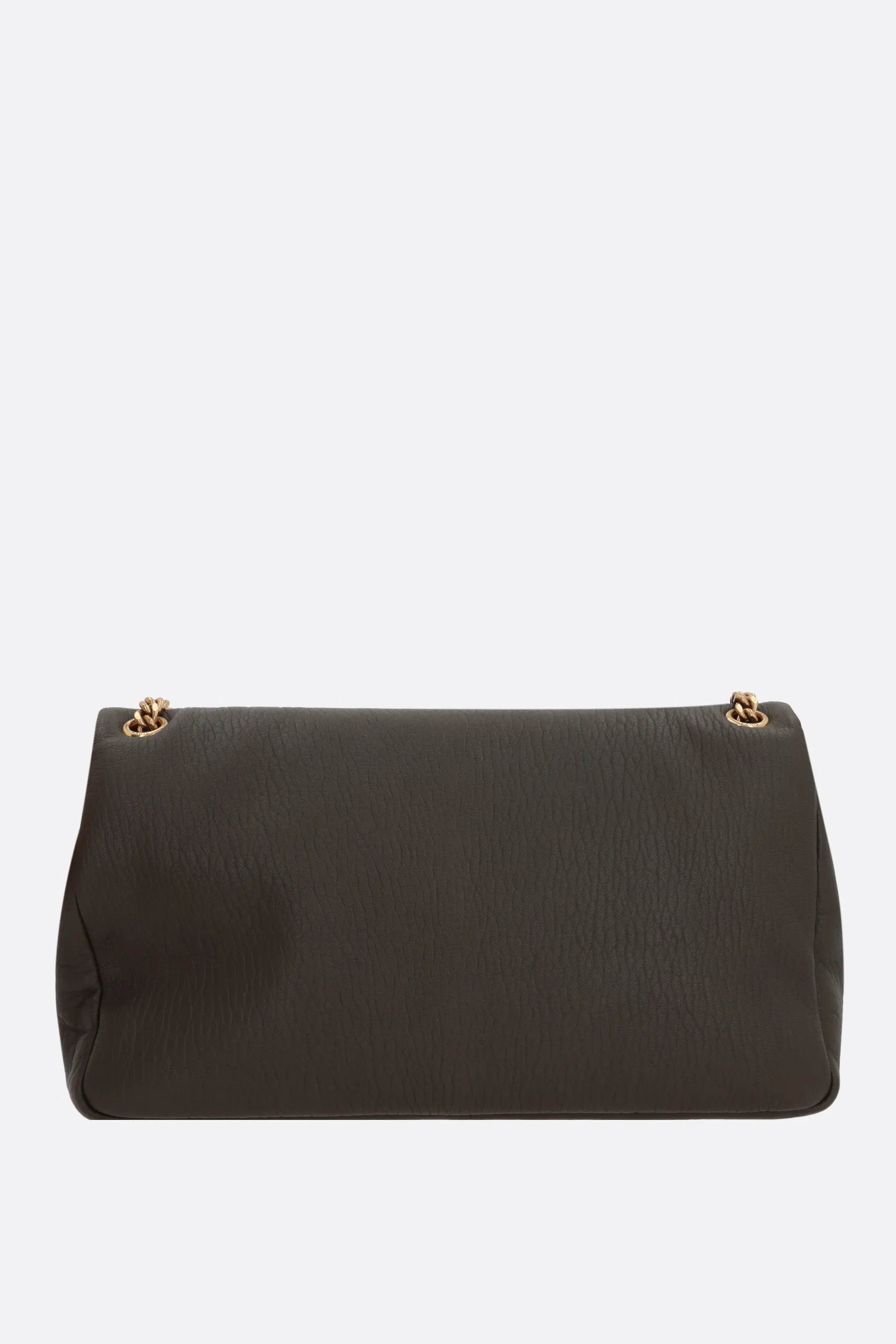  SAINT LAURENT borsa a spalla Calypso large in pelle martellata 