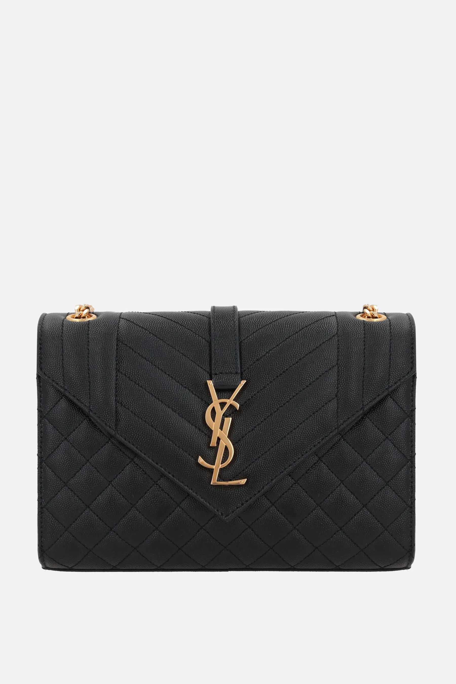  SAINT LAURENT borsa a spalla Envelope media in pelle matelassé 