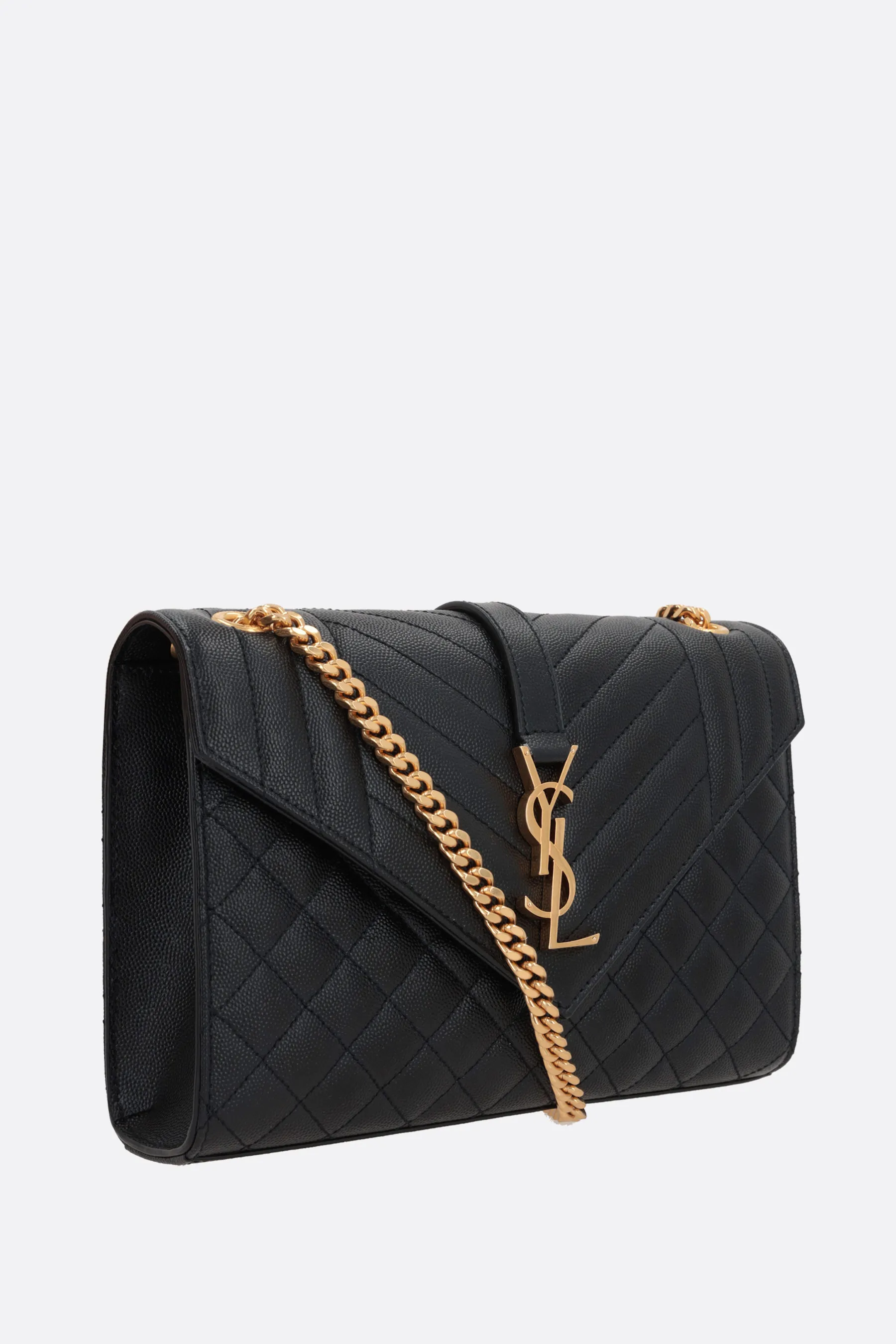  SAINT LAURENT borsa a spalla Envelope media in pelle matelassé 