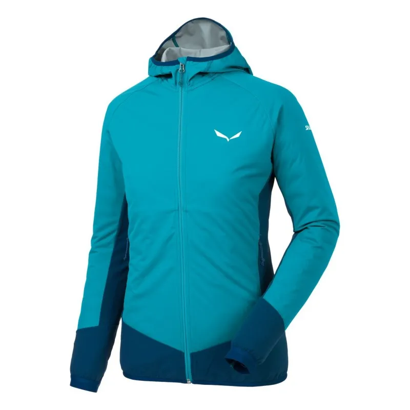 Salewa PEDROC HYBRID SOFTSHELL DURASTRECH GIACCA DONNA CANEEL BAY.