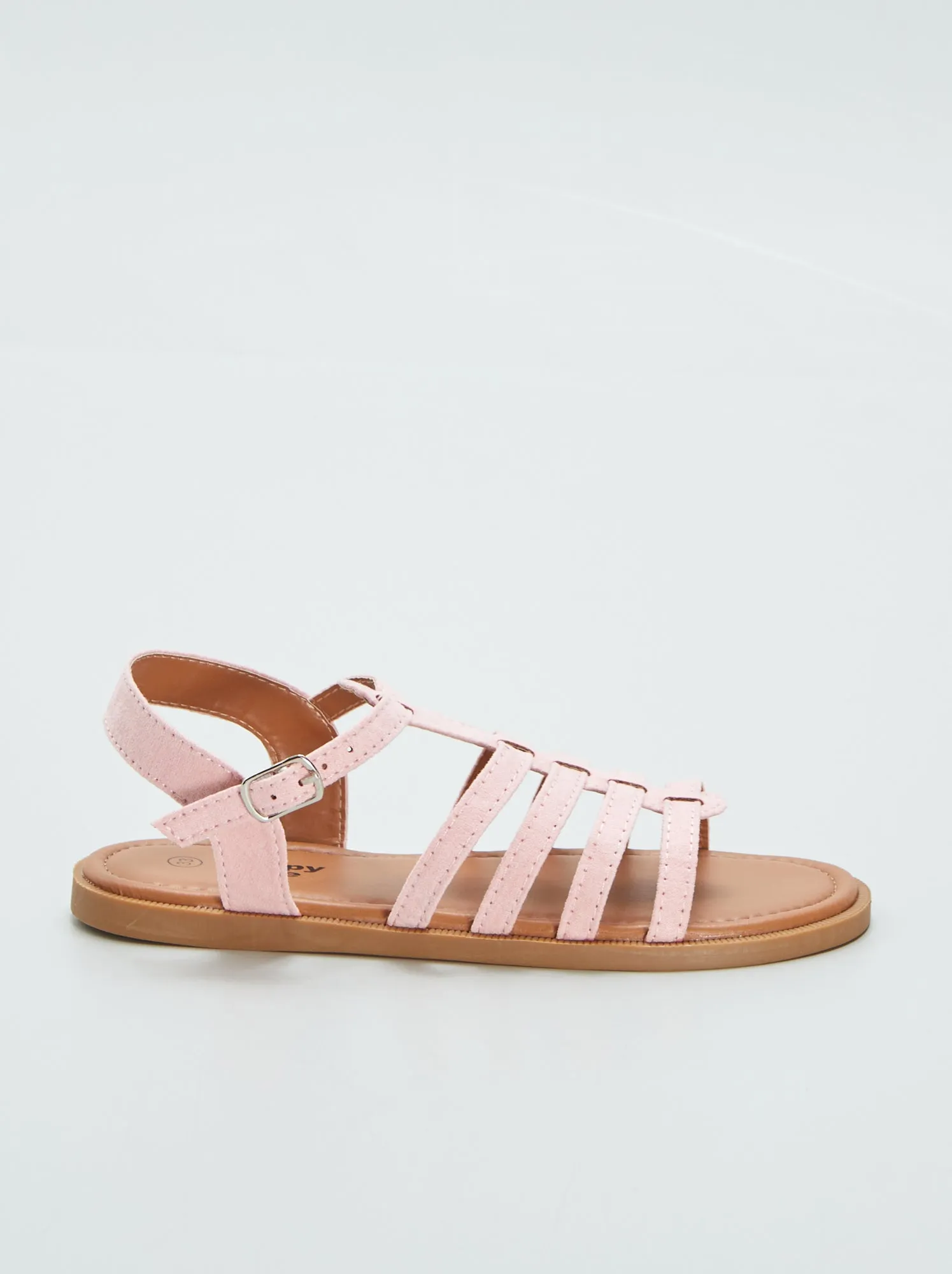 Sandali bassi multi-cinturino - ROSA