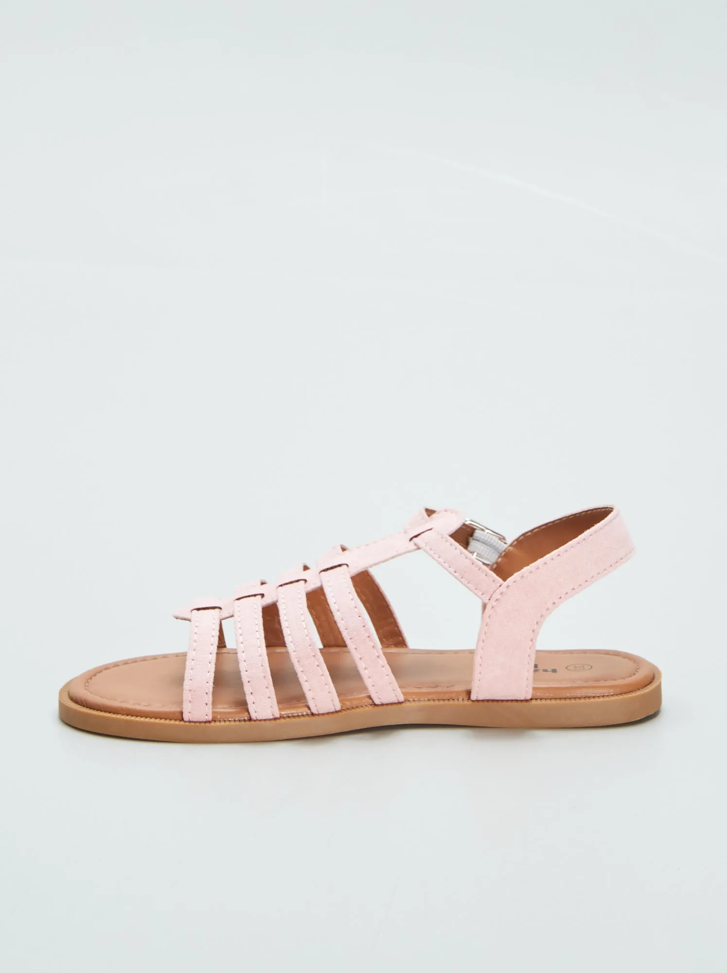 Sandali bassi multi-cinturino - ROSA