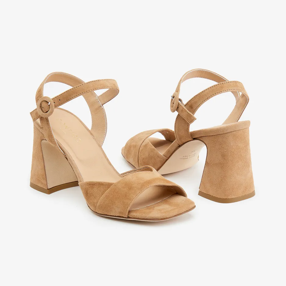 Sandalo Camel con Cinturino