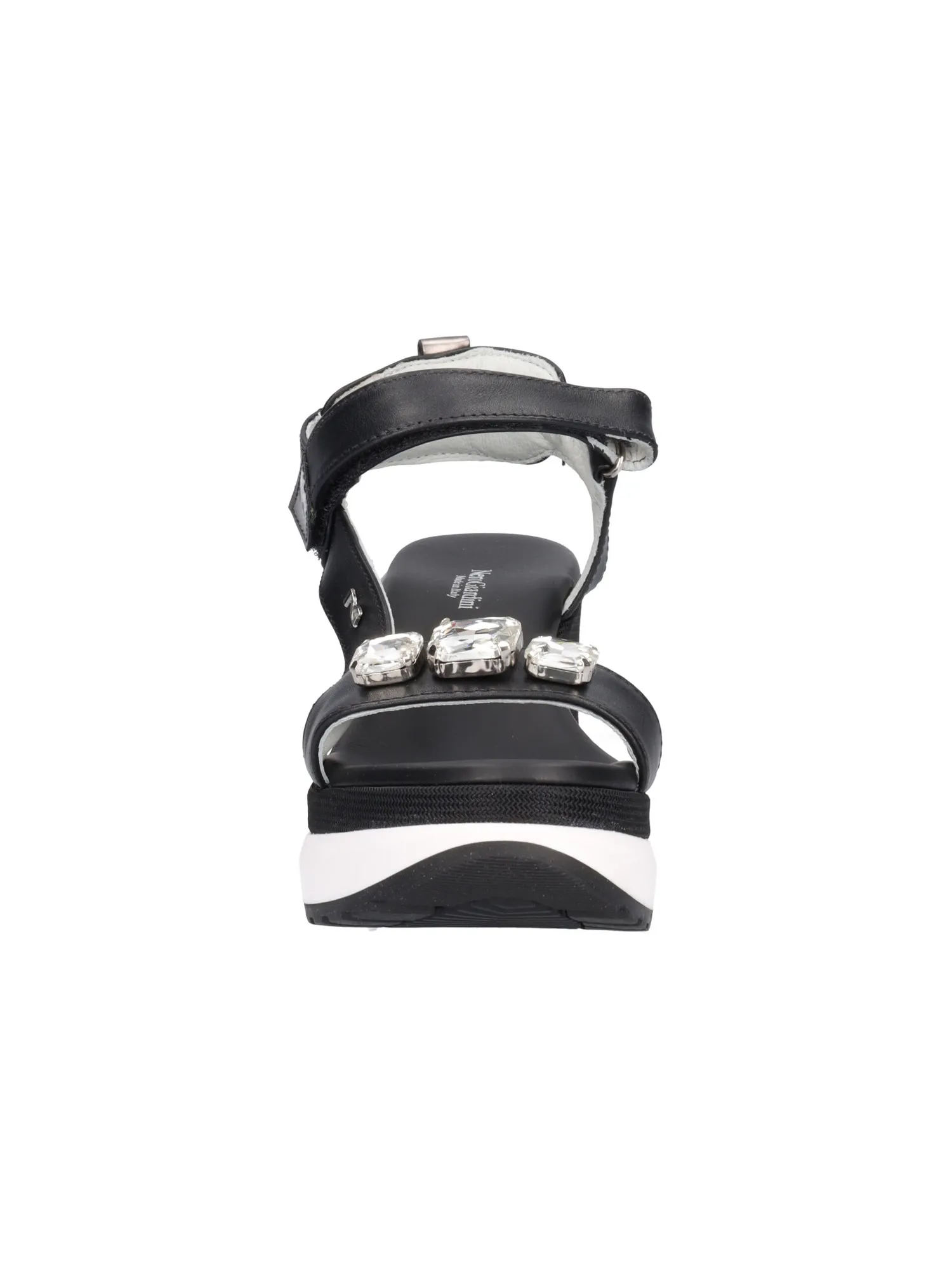 Sandalo con zeppa Nero Giardini da donna nero