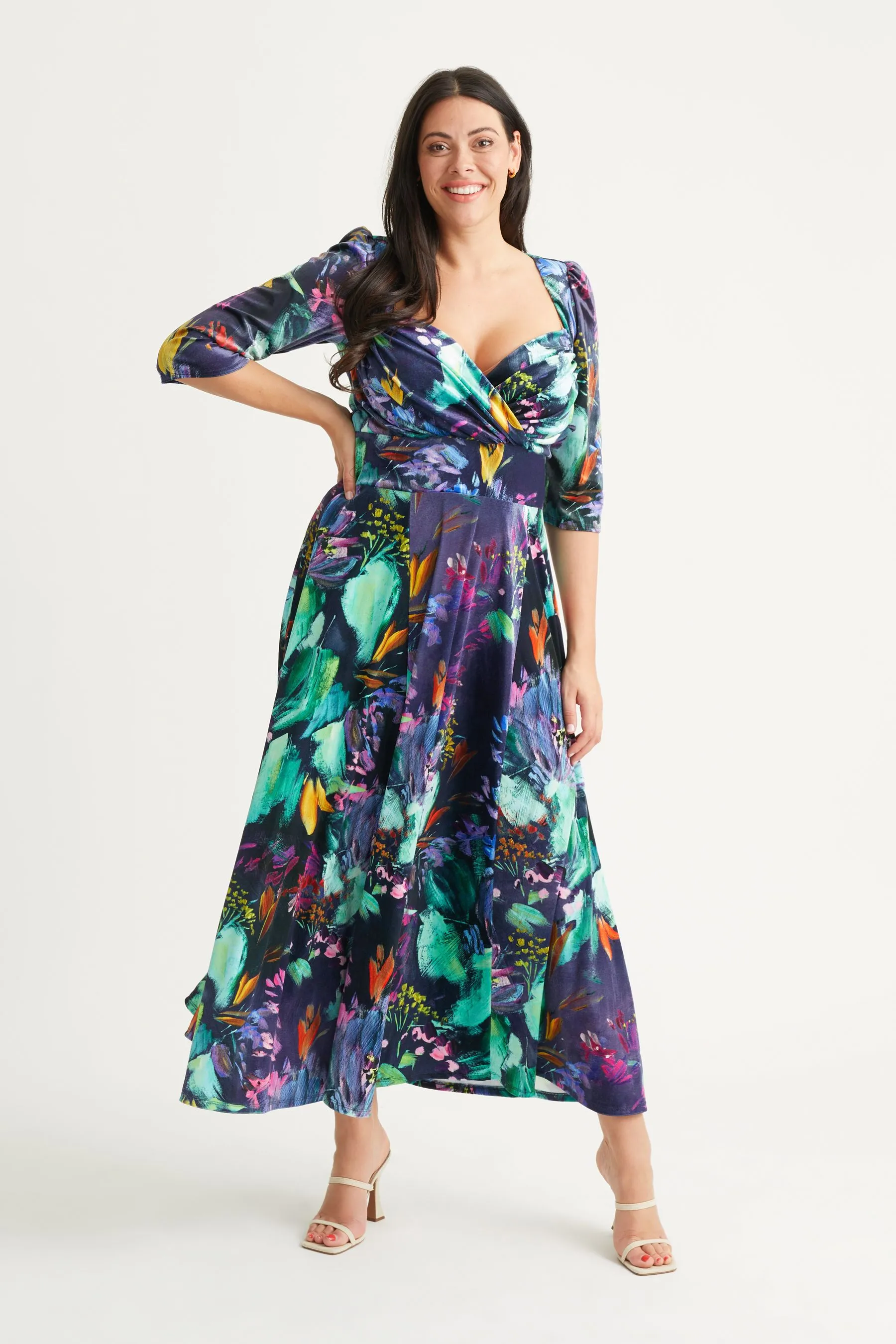 Scarlett & Jo - Elizabeth - Abito maxi in velluto