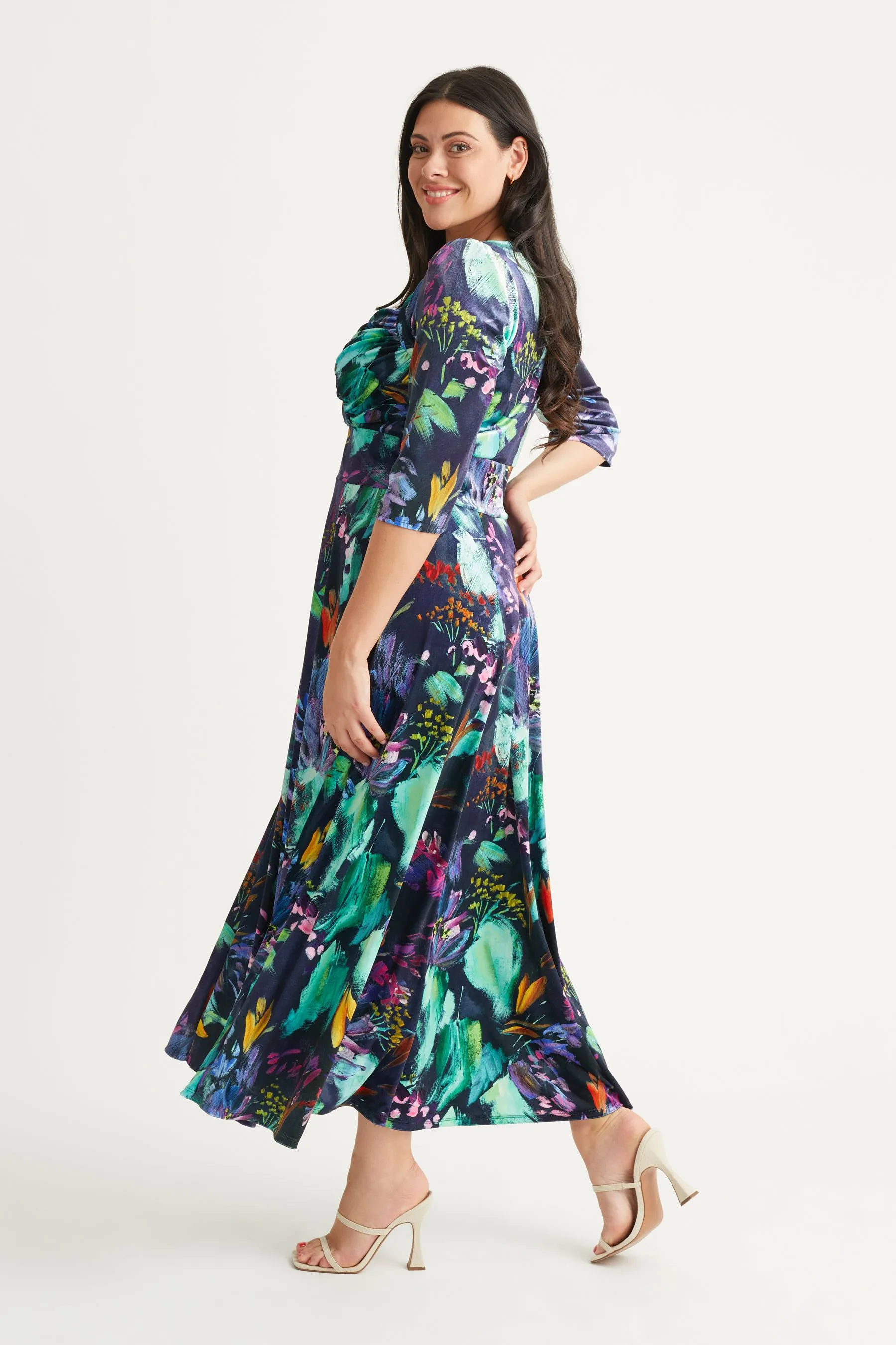 Scarlett & Jo - Elizabeth - Abito maxi in velluto