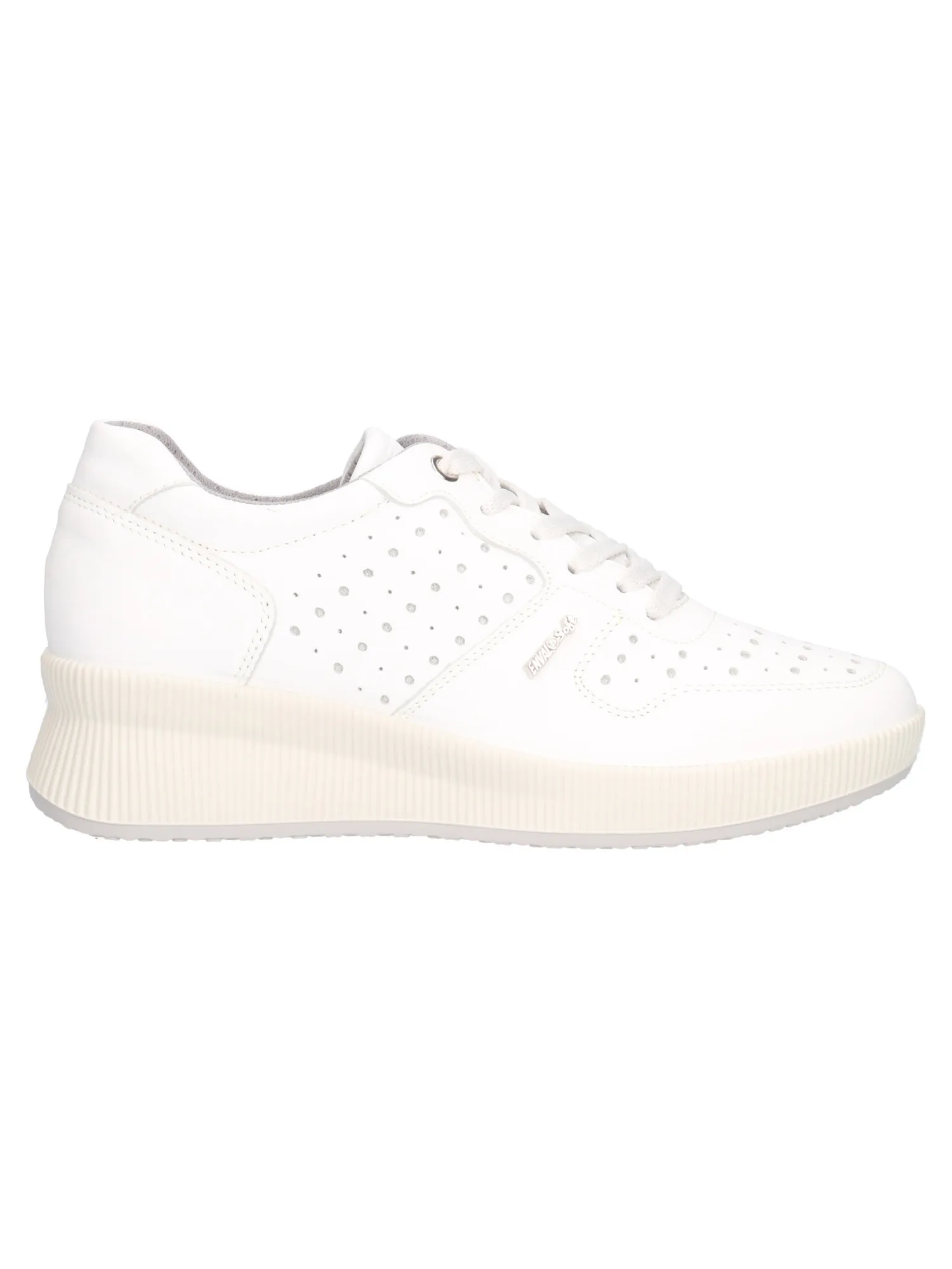 Scarpa casual con zeppa Enval Soft da donna bianca
