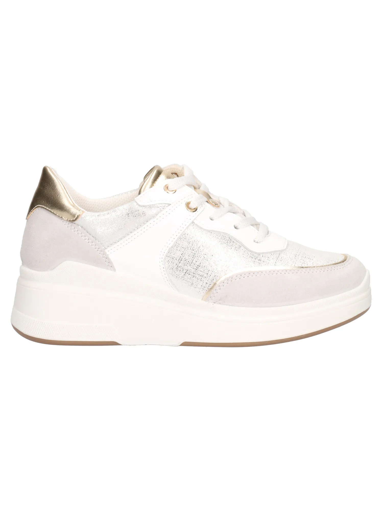 Scarpa casual con zeppa Igi&Co da donna argento