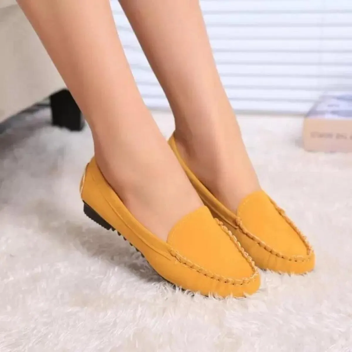 Scarpe basse da donna alla moda casual Lofers da donna autunno eleganti con nodo a farfalla scarpe comode da donna morbide class
