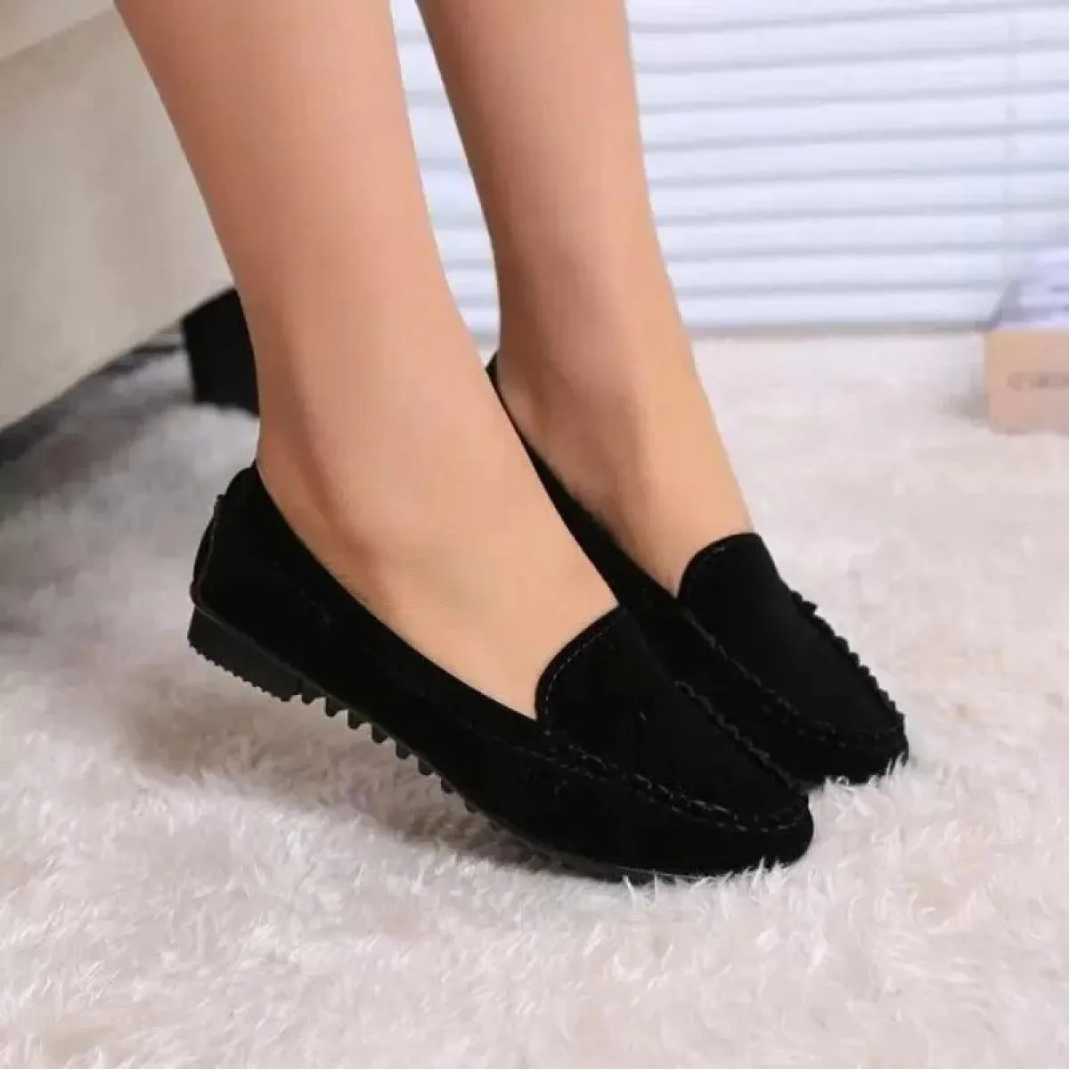 Scarpe basse da donna alla moda casual Lofers da donna autunno eleganti con nodo a farfalla scarpe comode da donna morbide class