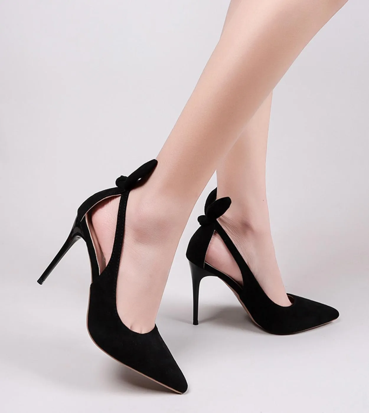 Scarpe con tacco alto Donna Stiletto a punta Bocca bassa Scarpe singole Taglie forti 35 45 Scarpe eleganti da lavoro da donna Po