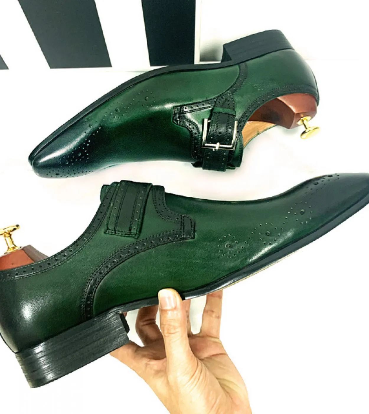Scarpe eleganti da uomo di lusso in vera pelle Scarpe da uomo in pelle di lusso italiane di lusso